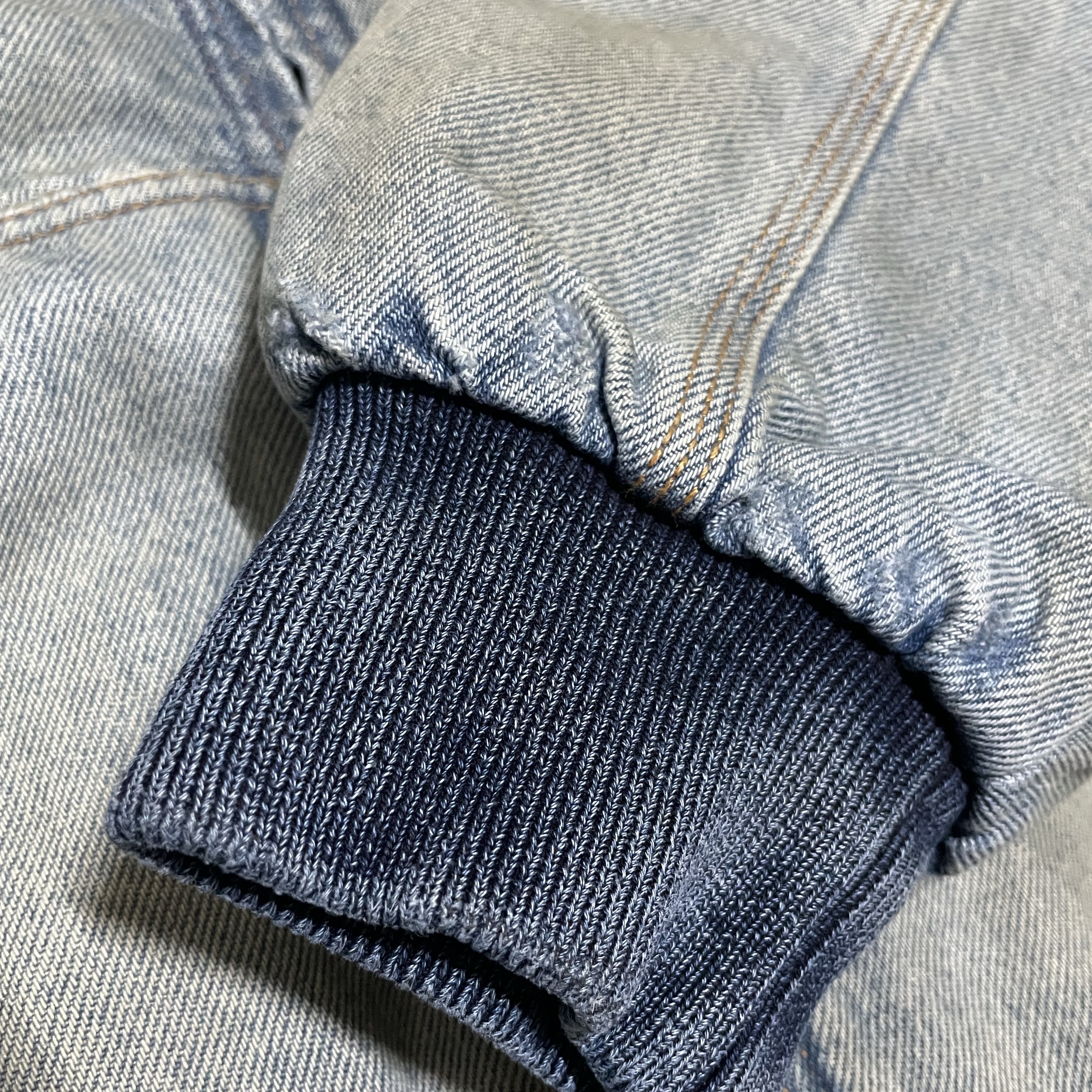 Supreme Reflective Arc Hooded Work Jacket Denim - 25FW 착용 스타일 - 8