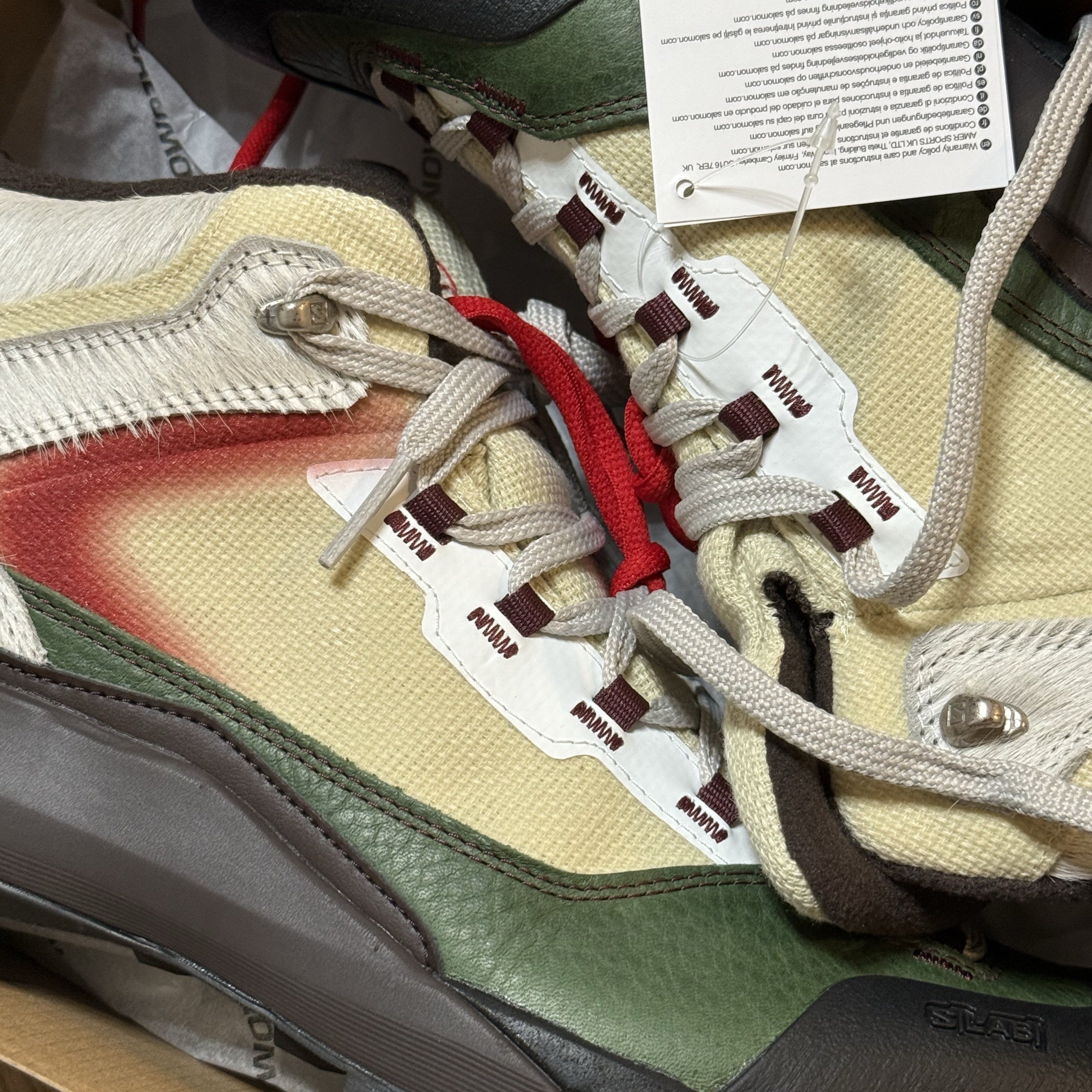 Salomon x The Broken Arm Pastoral Green Haze Black Forest 착용 스타일 - 2