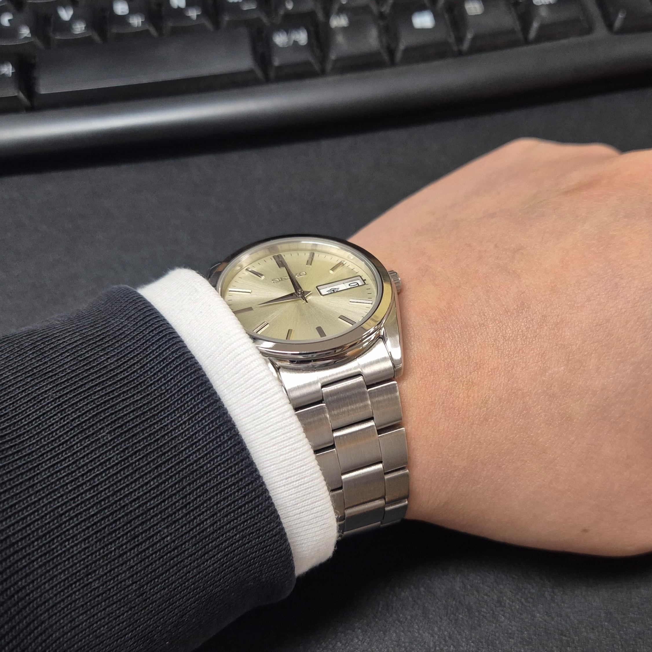 Seiko SBTH007 Silver 착용 스타일