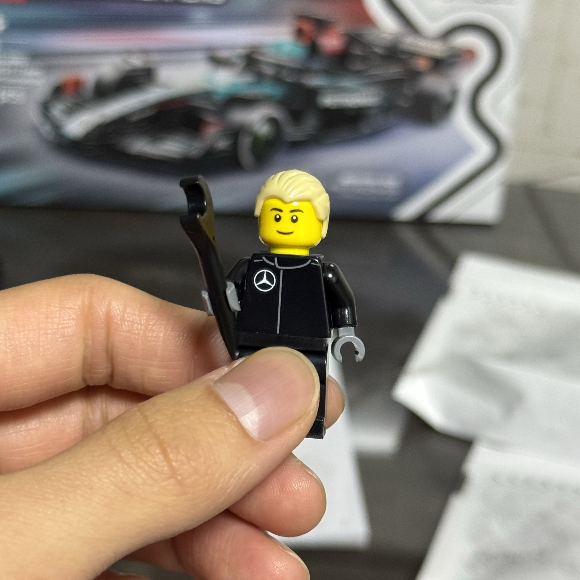 Lego Speed Champions Mercedes-AMG F1 W15 Race Car 착용 스타일 - 3
