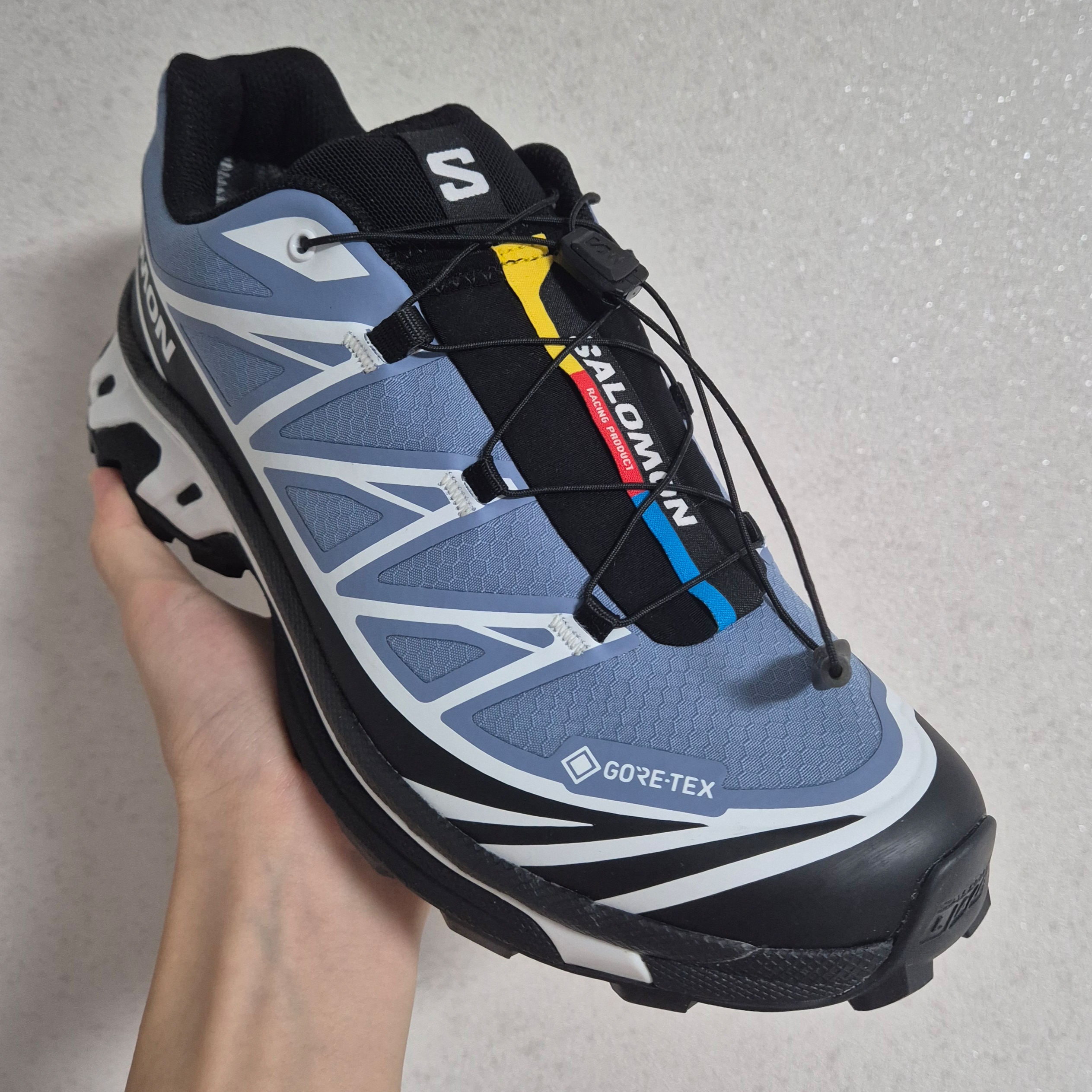 Salomon XT-6 GTX Black Infinity 착용 스타일 - 1