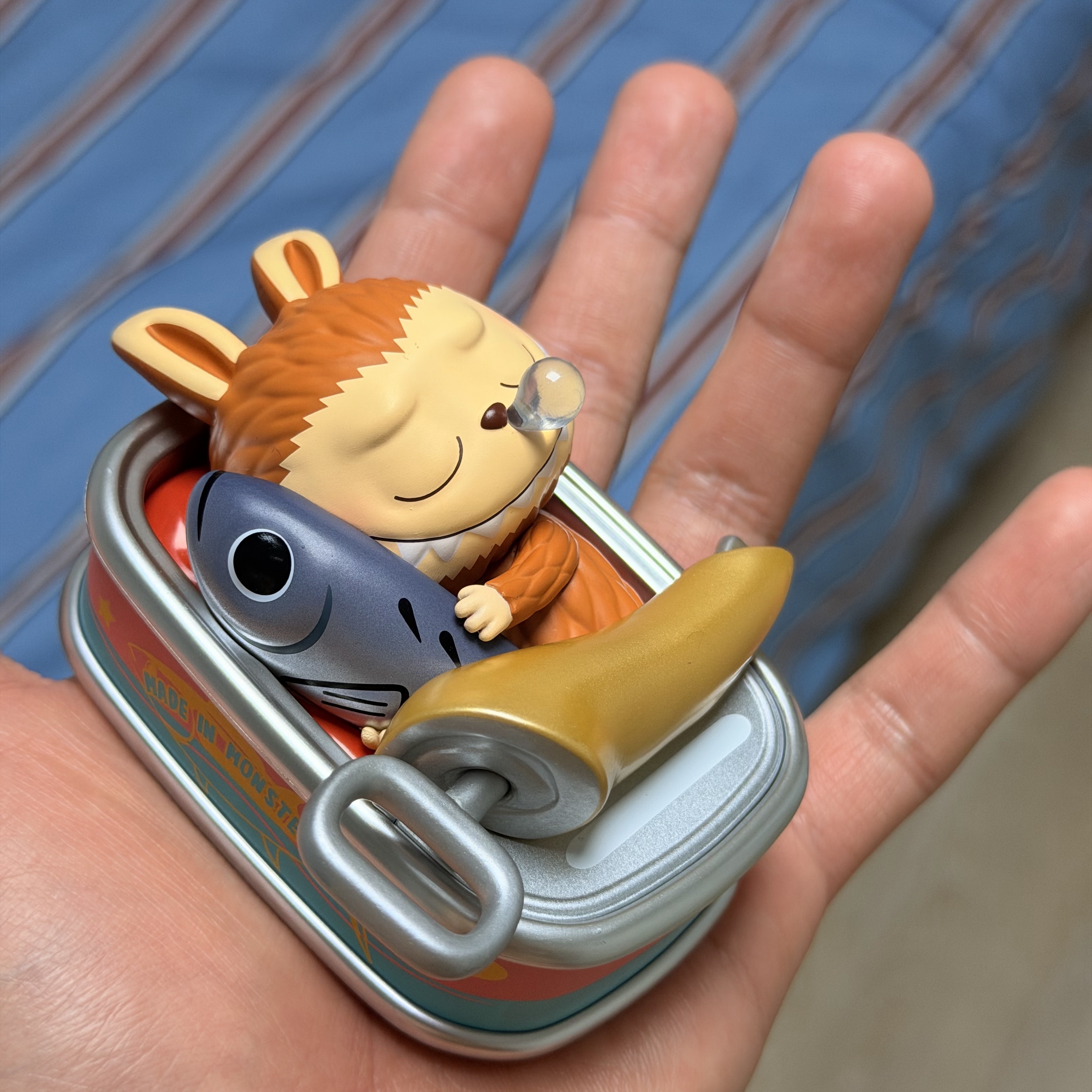 Pop Mart Labubu The Monsters Wacky Mart Series Figures Canned Sardines (Opened Case) 착용 스타일