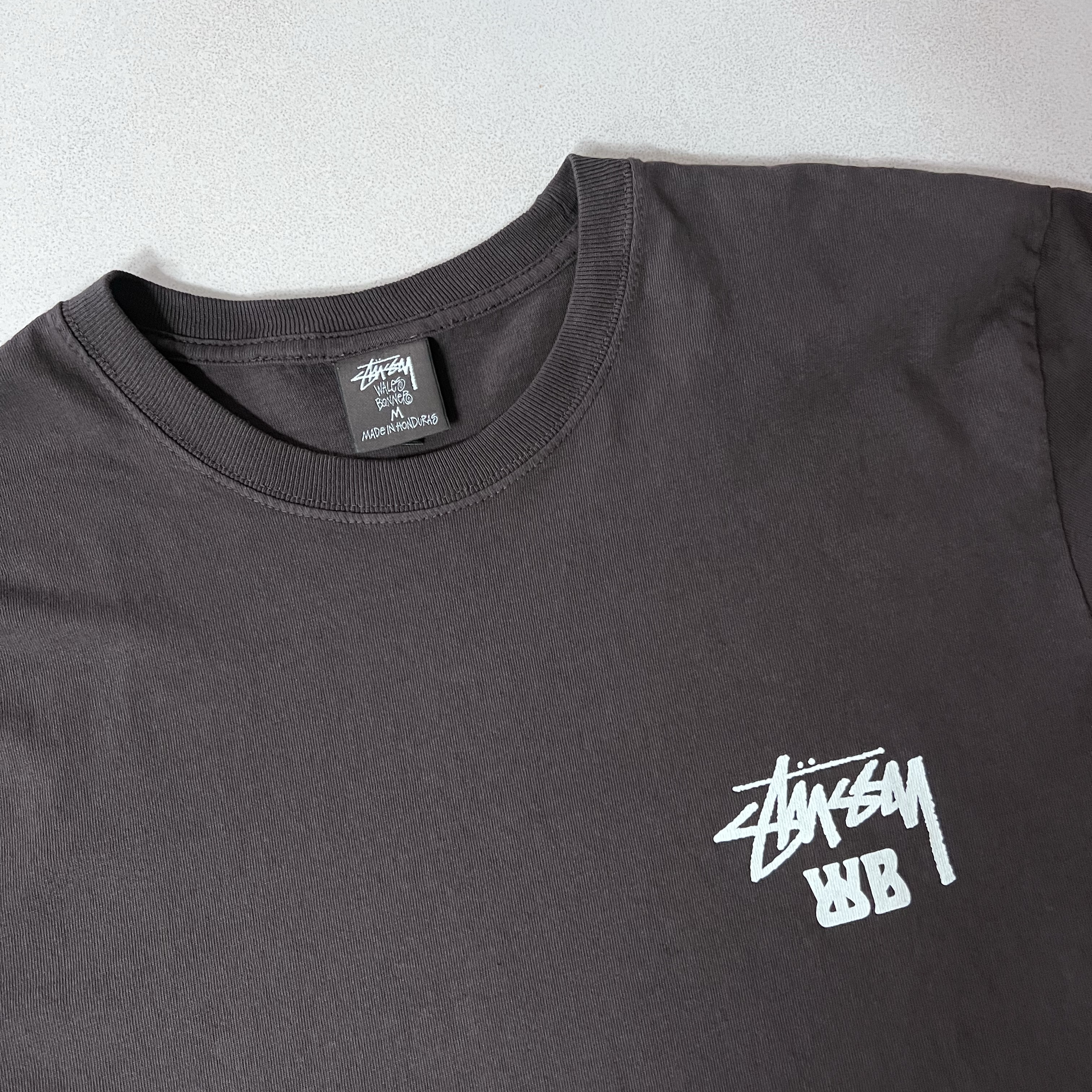 Stussy x Wales Bonner Ocean Song T-Shirt Brown 착용 스타일 - 1
