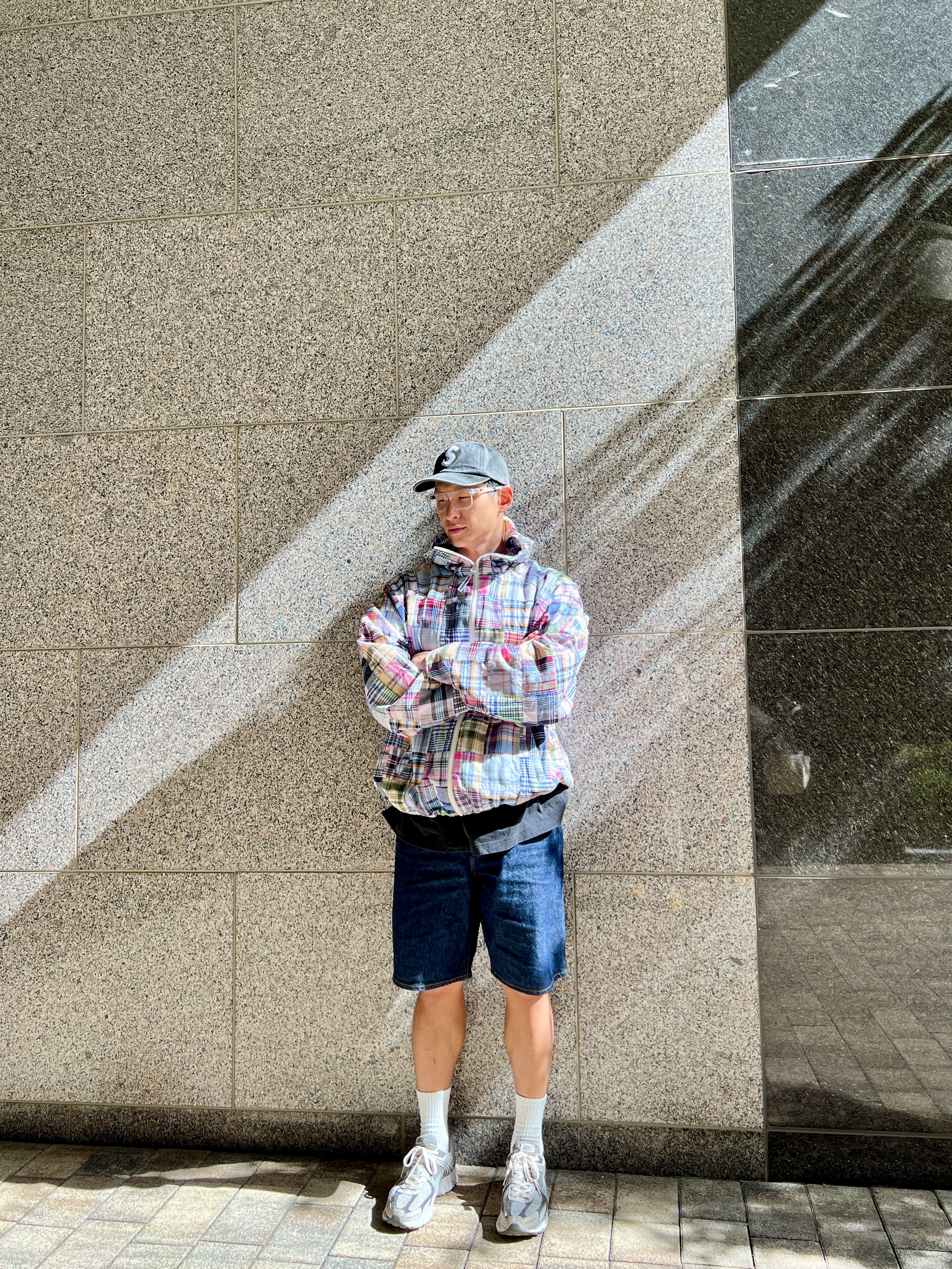 Nike Zoom Vomero 5 PRM Light Iron Ore and Flat Fewter, Supreme x Nike Denim Short Black - 24SS 착용 스타일