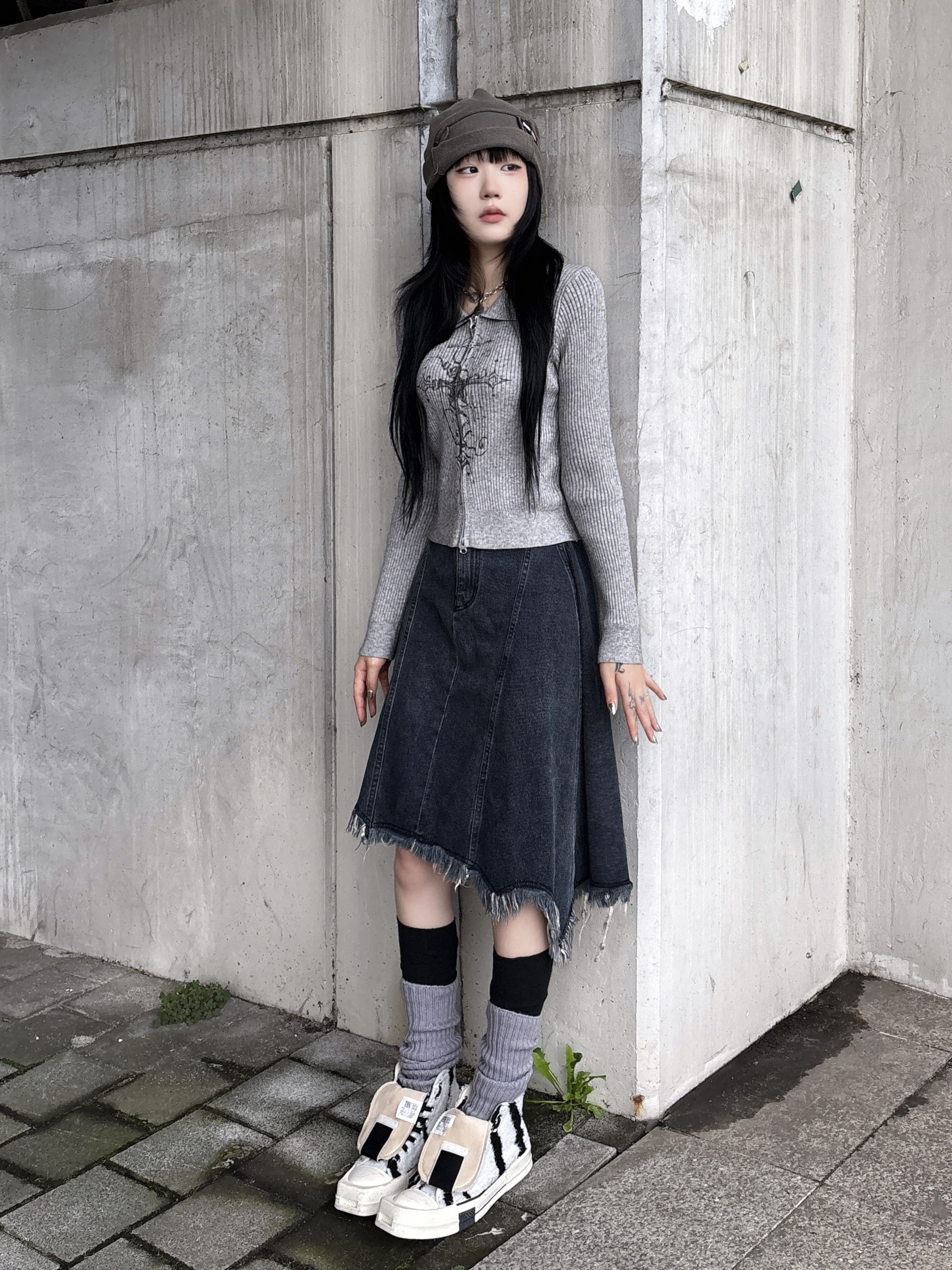 Converse x Drkshdw Turbodrk Chuck 70 Hi Lilly White 착용 스타일 - 4