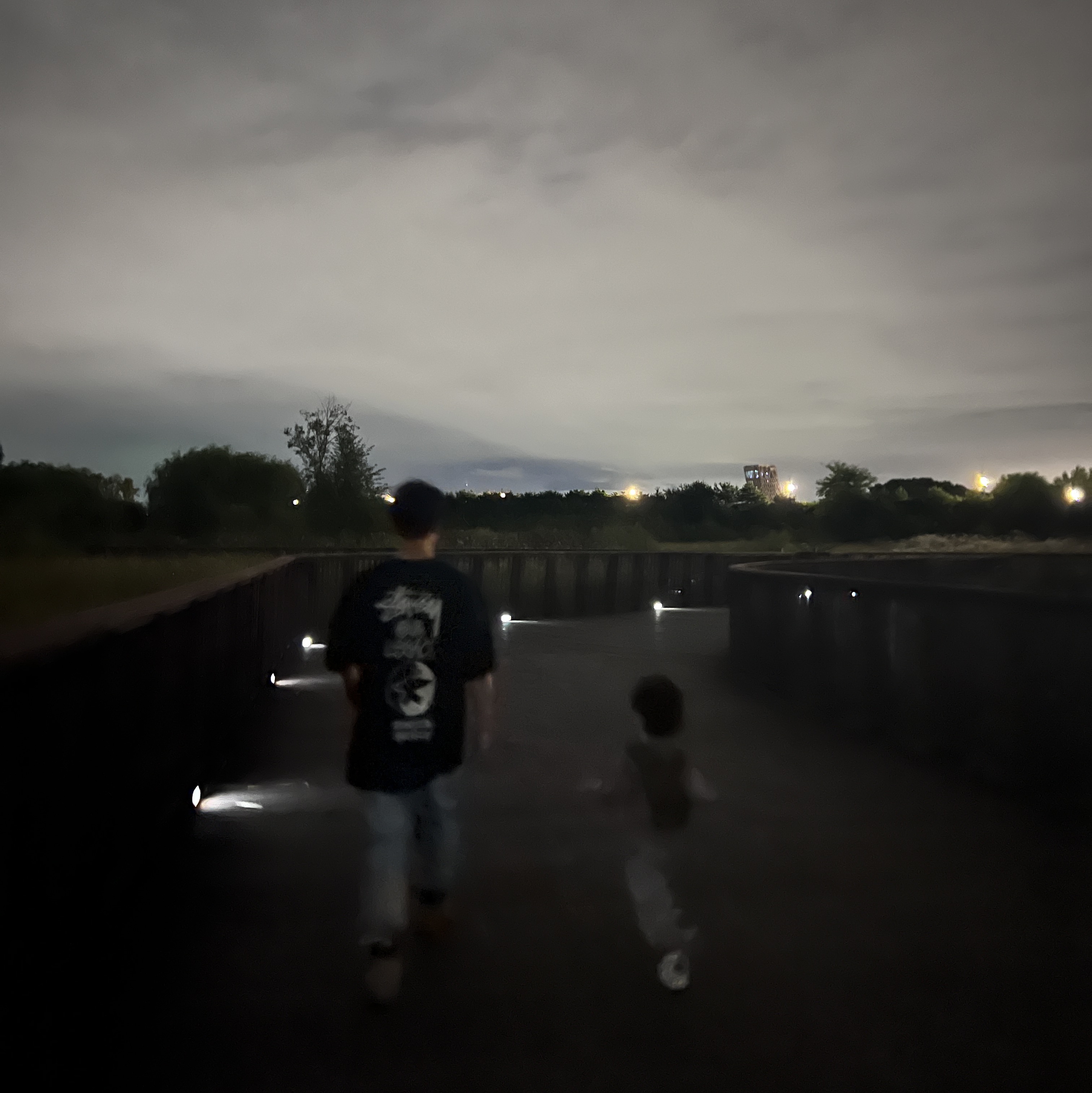 Stussy x Our Legacy Surfman Pigment Dyed T-Shirt Black 착용 스타일 - 2