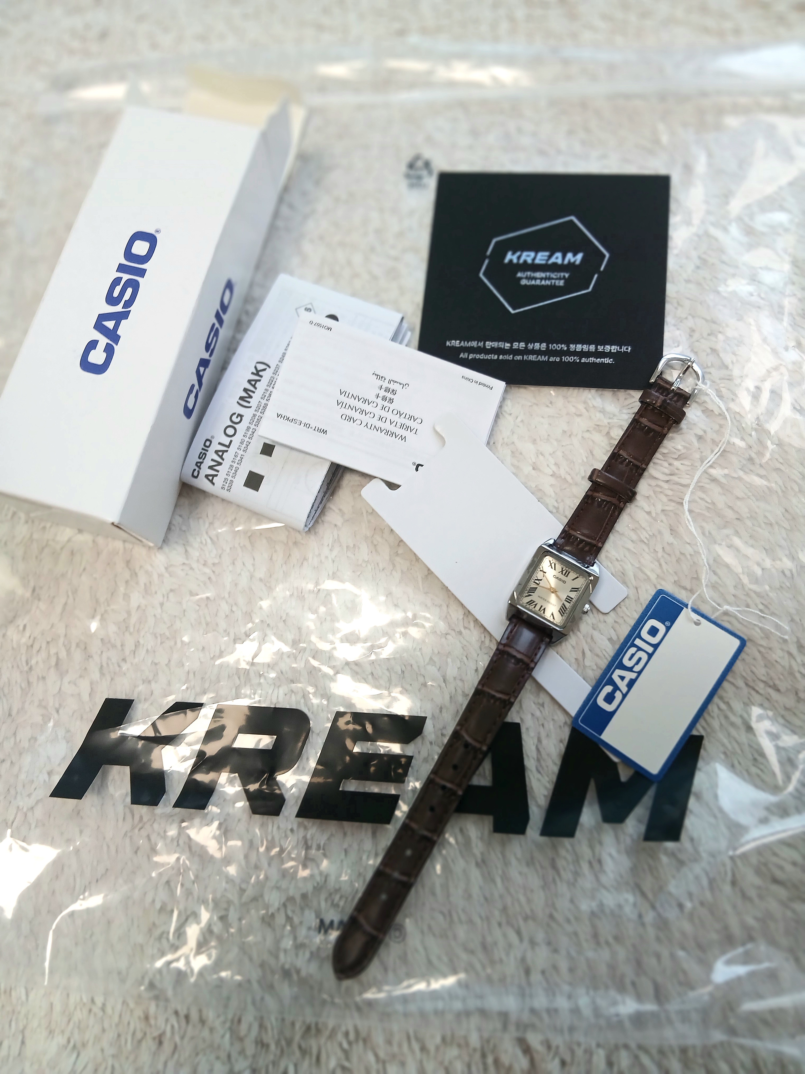 Casio LTP-V007L-9B 착용 스타일 - 2