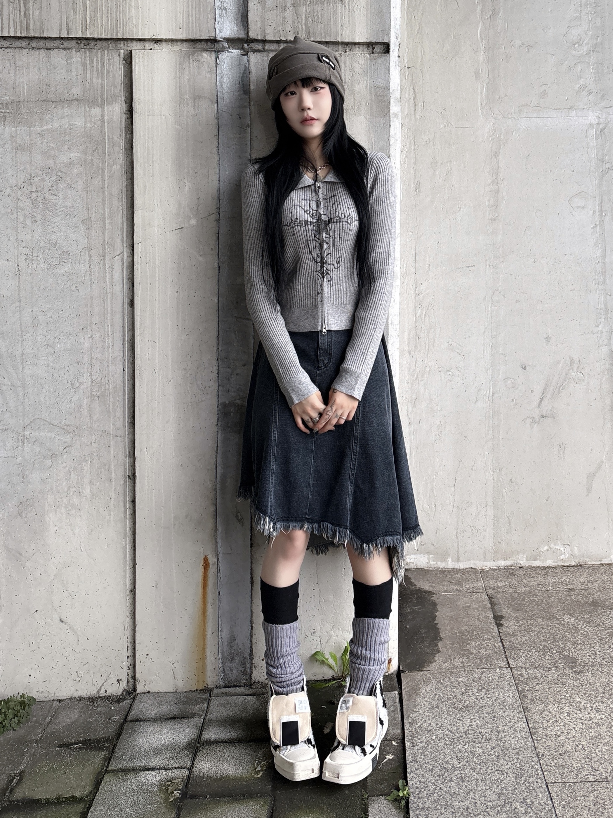 Converse x Drkshdw Turbodrk Chuck 70 Hi Lilly White 착용 스타일 - 3