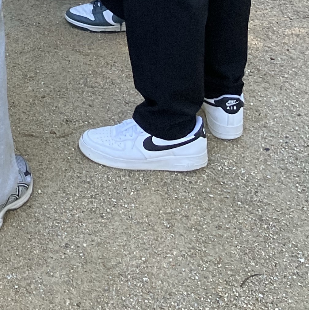 Nike Air Force 1 '07 White Black 착용 스타일