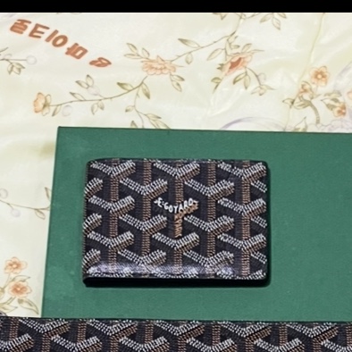 Goyard Insert Victoire Card Holder Black 착용 스타일
