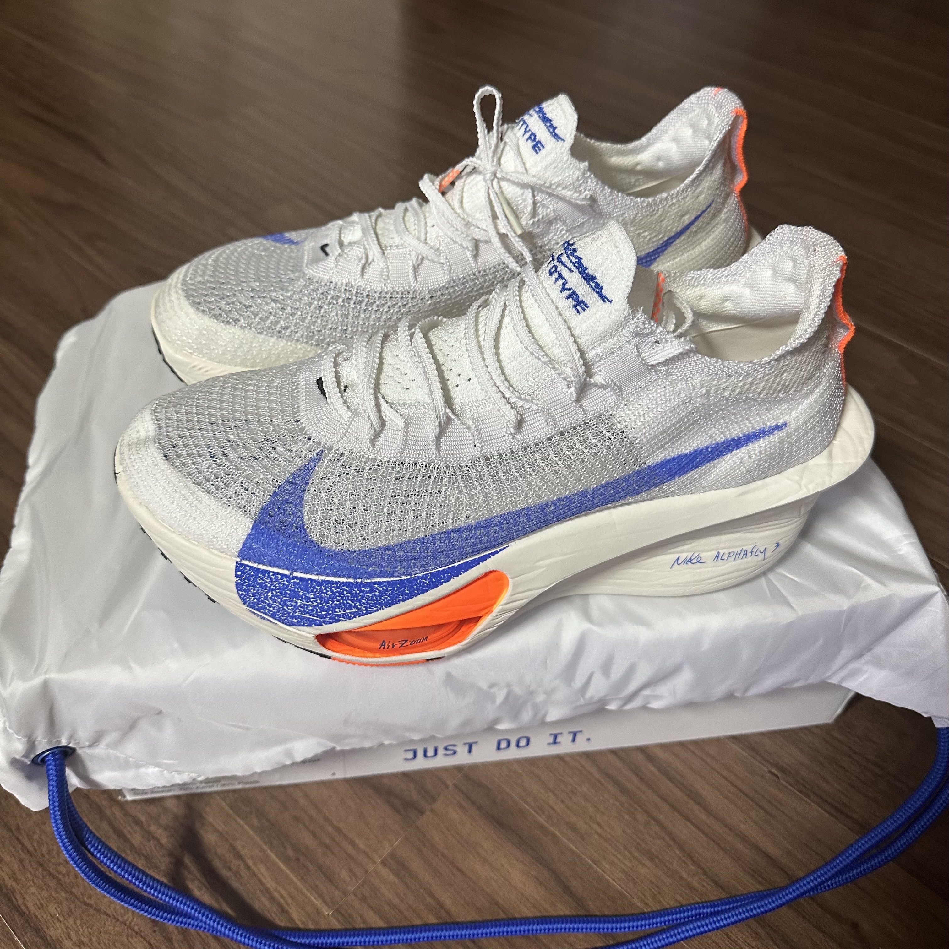 Nike Air Zoom Alphafly Next% 3 Blueprint 착용 스타일