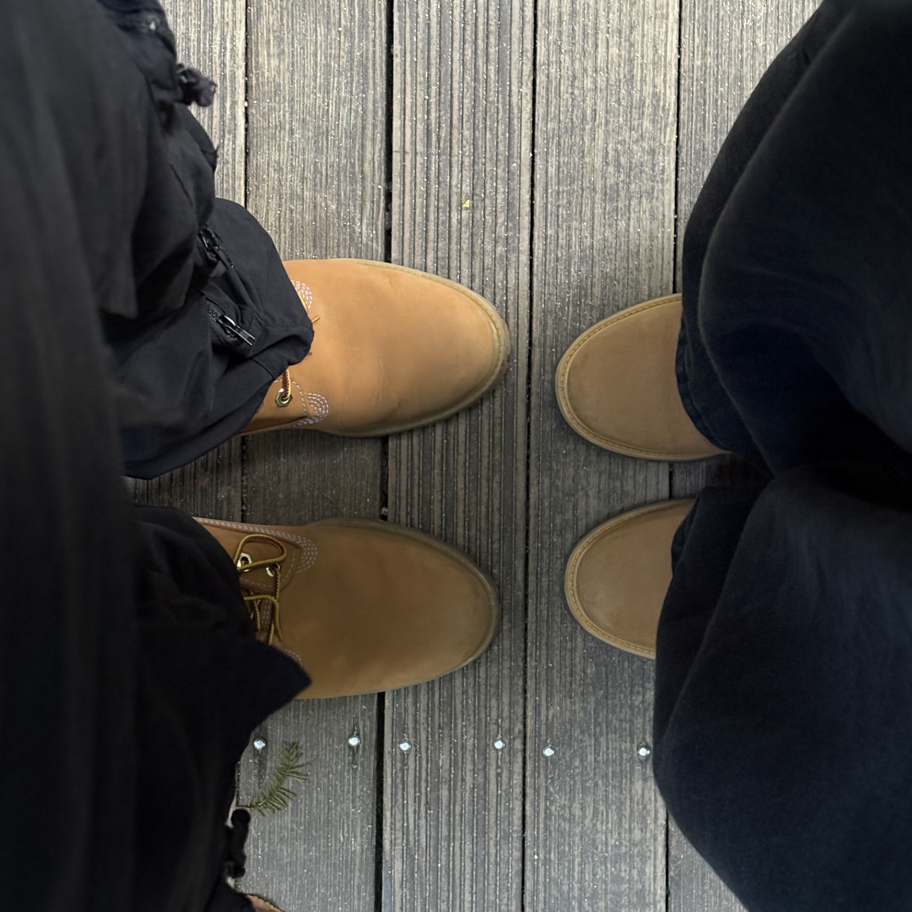 Timberland Premium 6 inch Waterproof Boot Wheat Nubuck - Wide, (W) Timberland Linden Woods 6 Inch Waterproof Boot Wheat Nubuck - Medium 착용 스타일 - 1