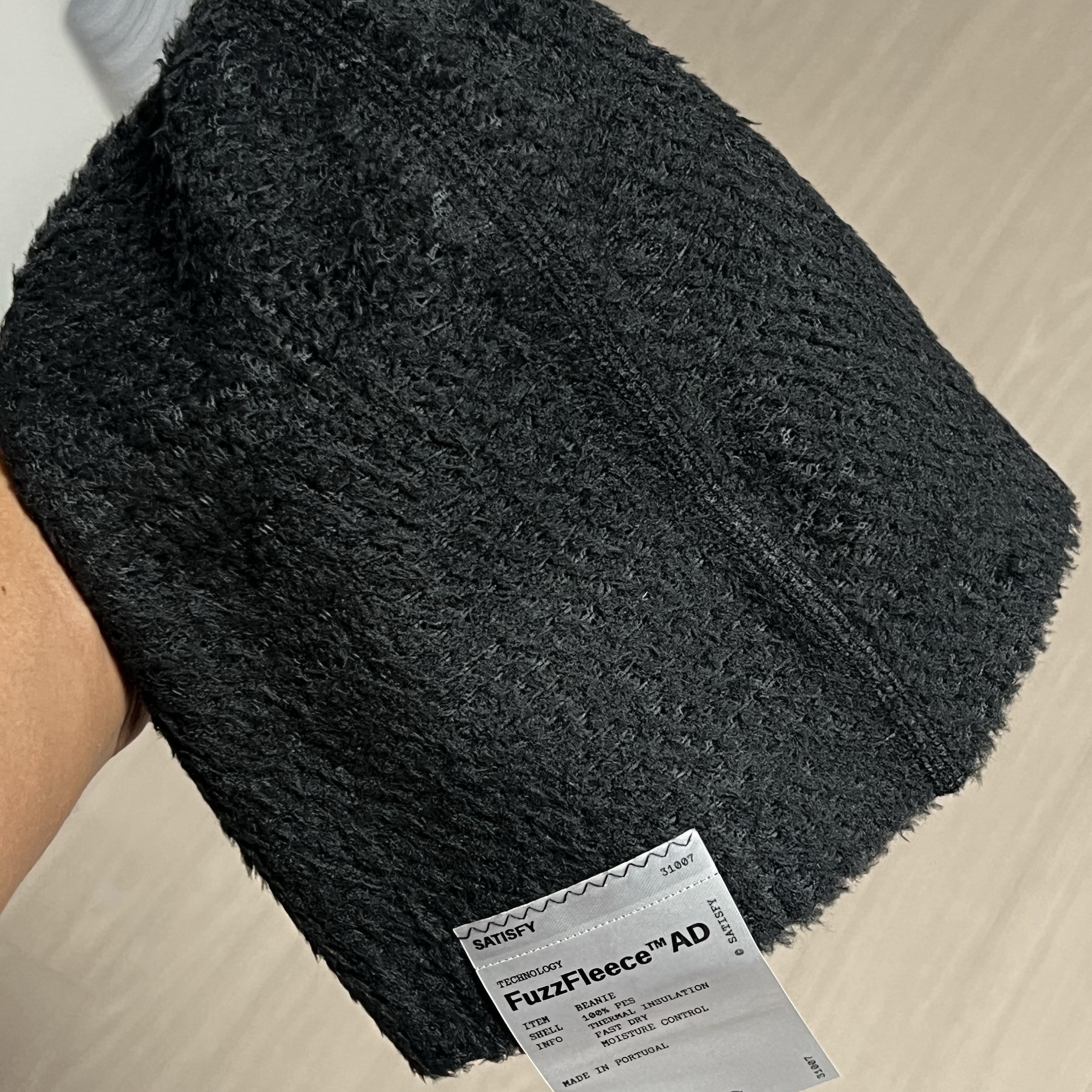 Satisfy Ghostfleece AD Beanie Stone, Satisfy Ghostfleece AD Beanie Seed 착용 스타일 - 1