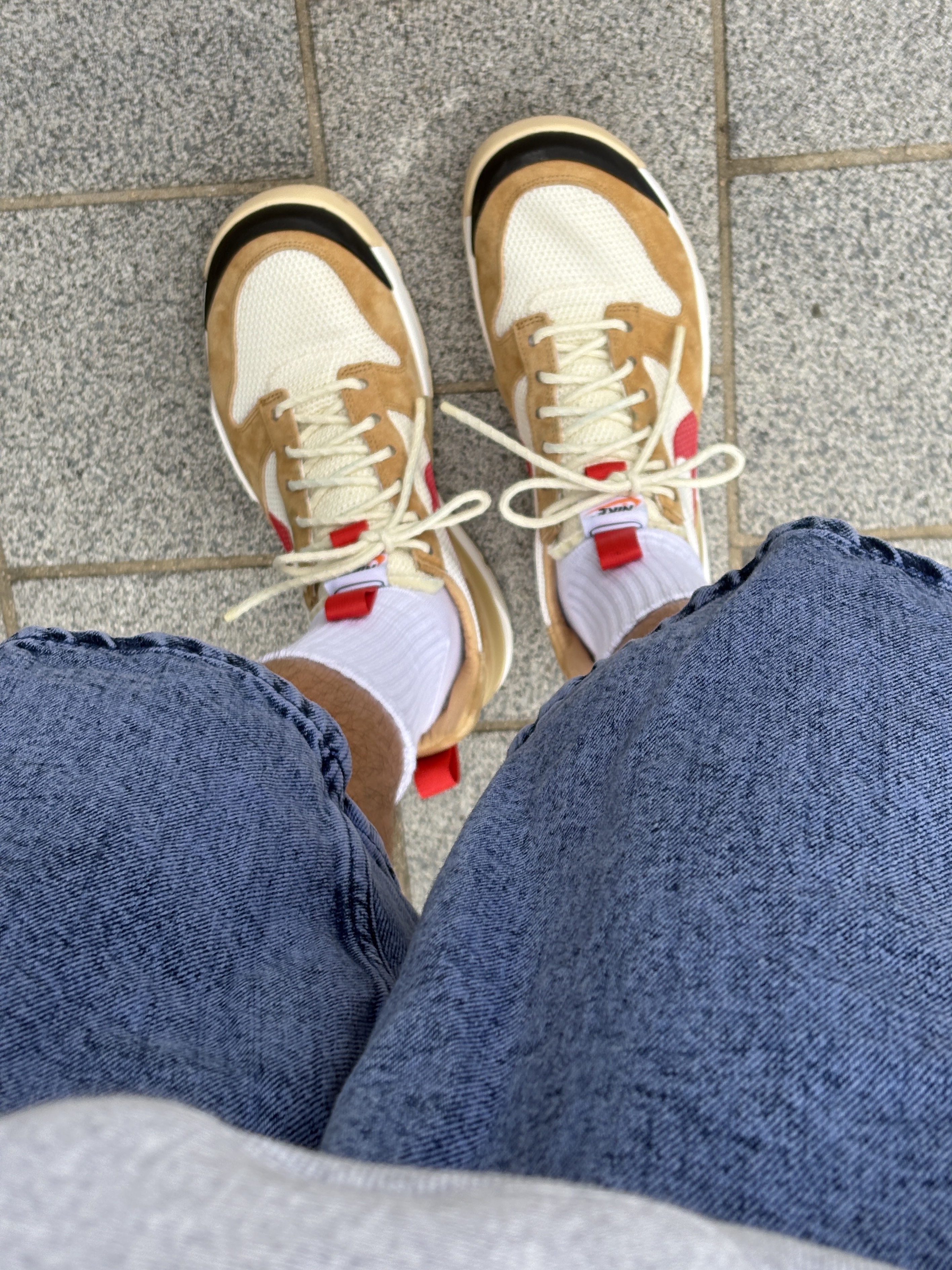 Nike x Tom Sachs Mars Yard Shoe 3.0 Space Camp, Palace Unisex Hood Grey Marl - 25FW 착용 스타일 - 1