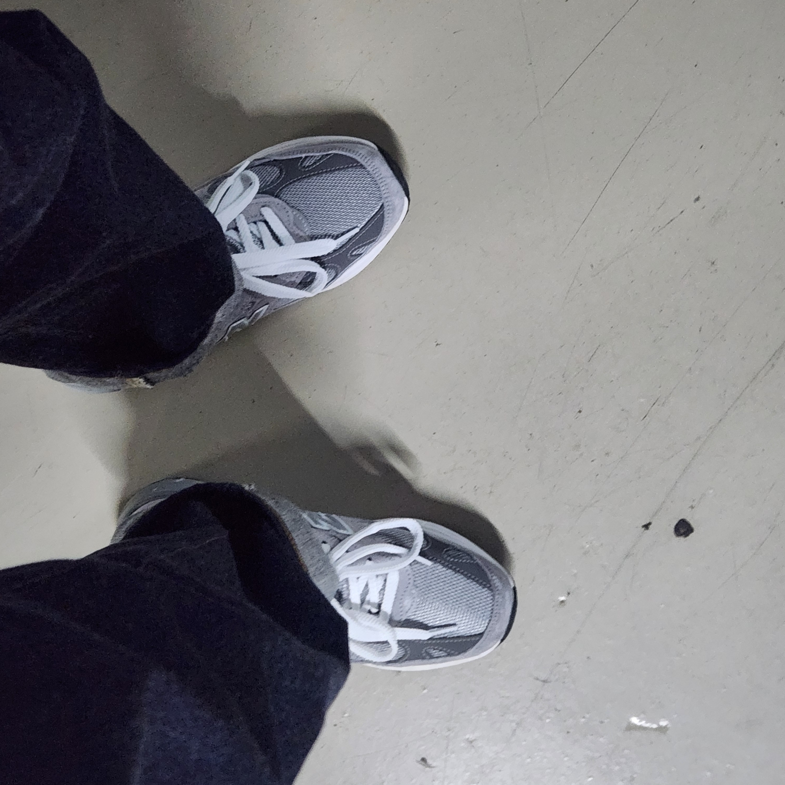 New Balance 993 Made in USA Grey - D Standard 착용 스타일