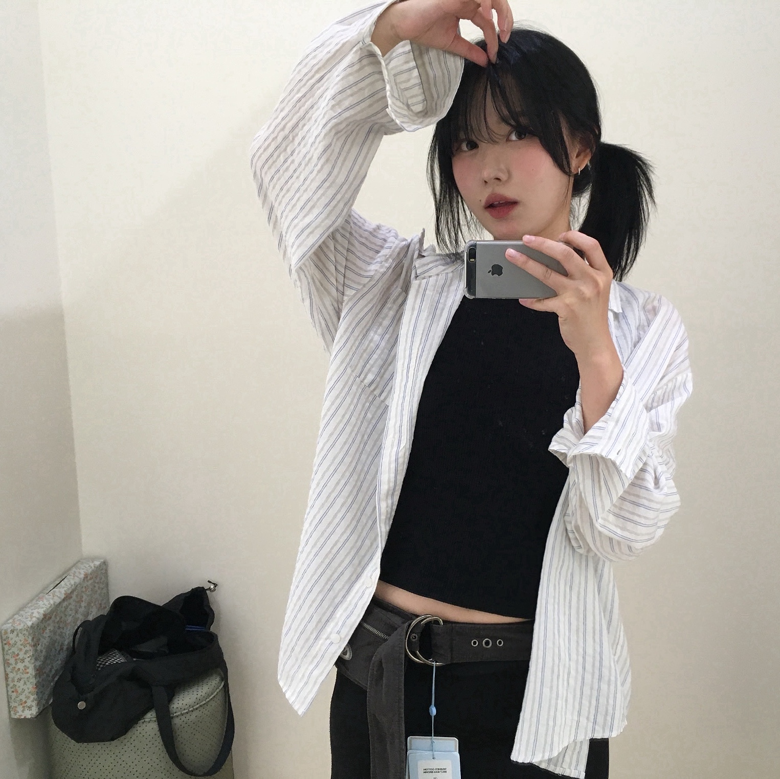 coyseio COTTON BELT BAG BROWN Coyseio Washed Cotton Belt Bag