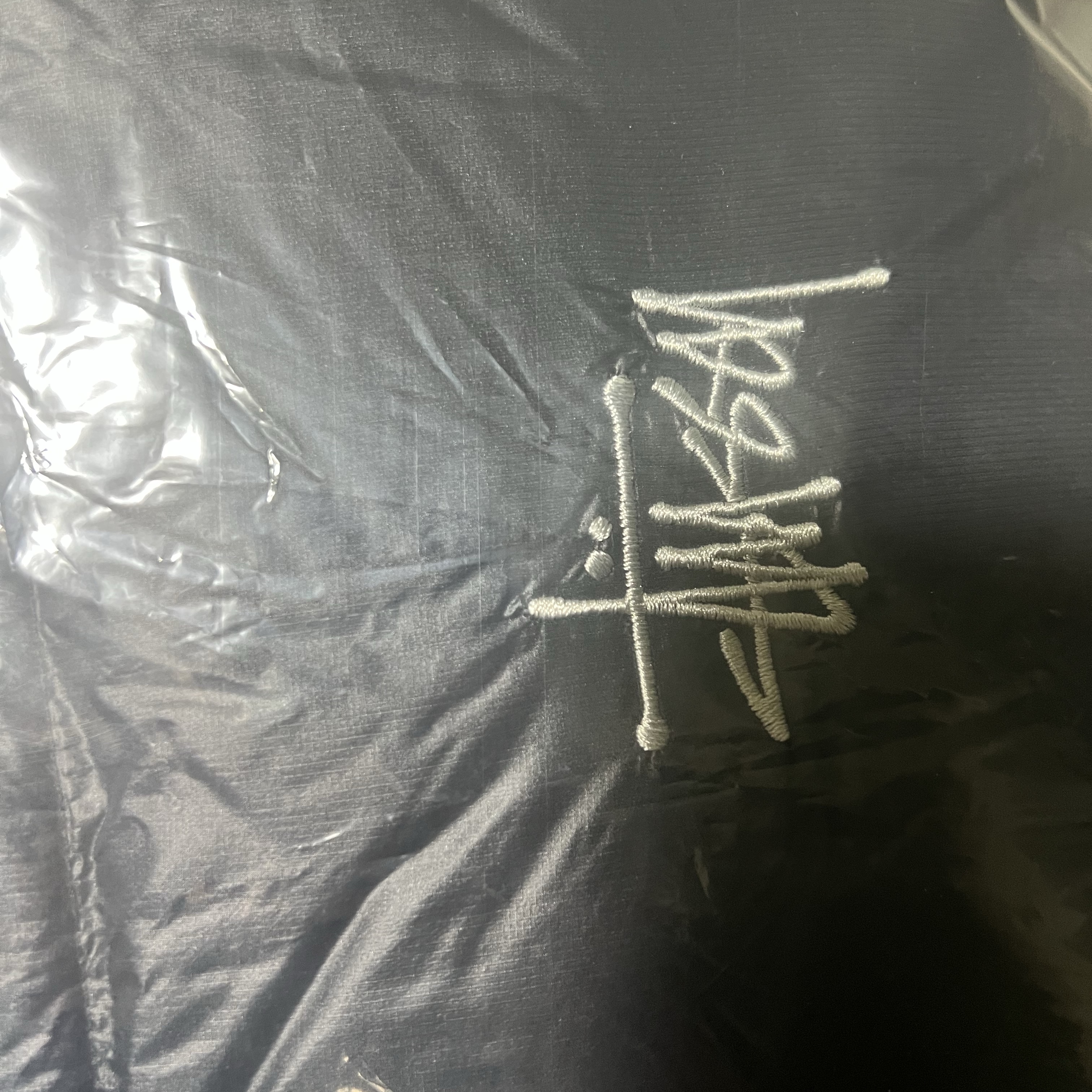 Stussy Down Parka Micro Ripstop Phantom Black 착용 스타일