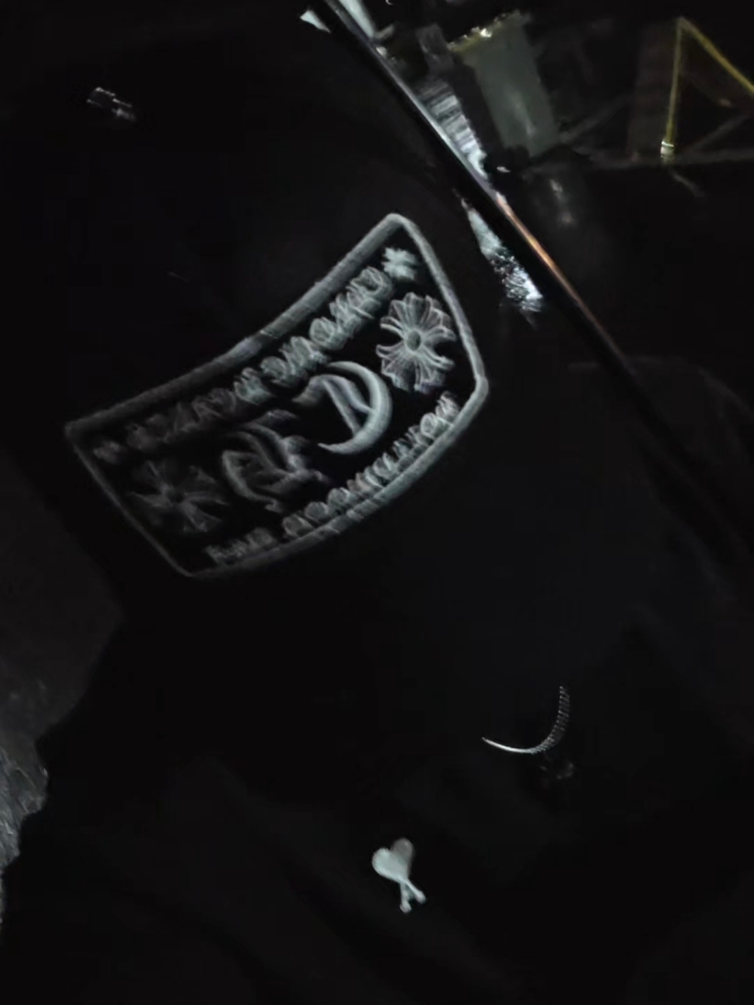 Chrome Hearts CH Hollywood Trucker Hat Black, AMI de Coeur Sweatshirt Black - 21SS 착용 스타일 - 1
