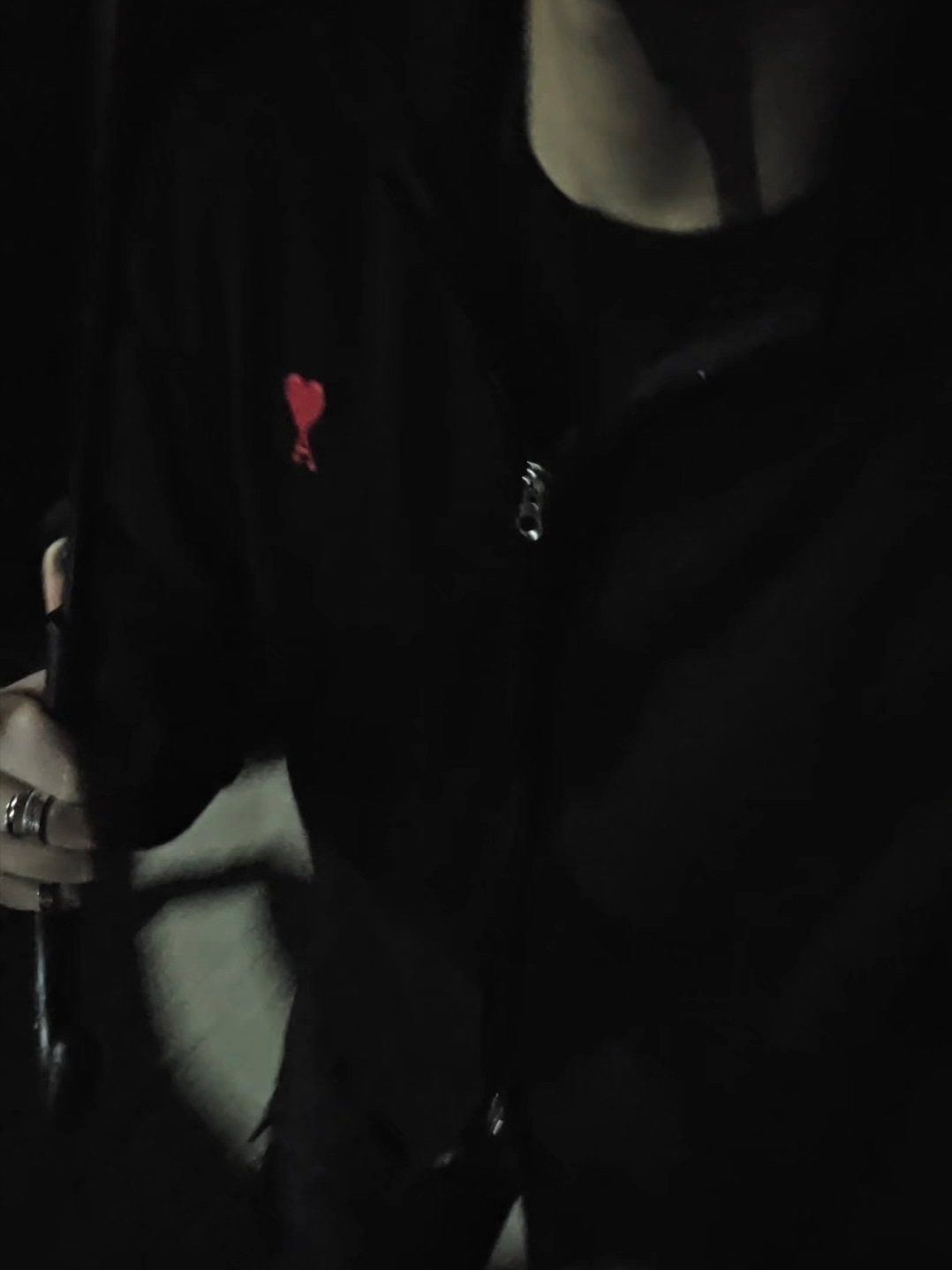 AMI de Coeur Loopback Oragnic Cotton Fleece Zipped Hoodie Black, Gucci Ghost Ring Silver 6mm 착용 스타일