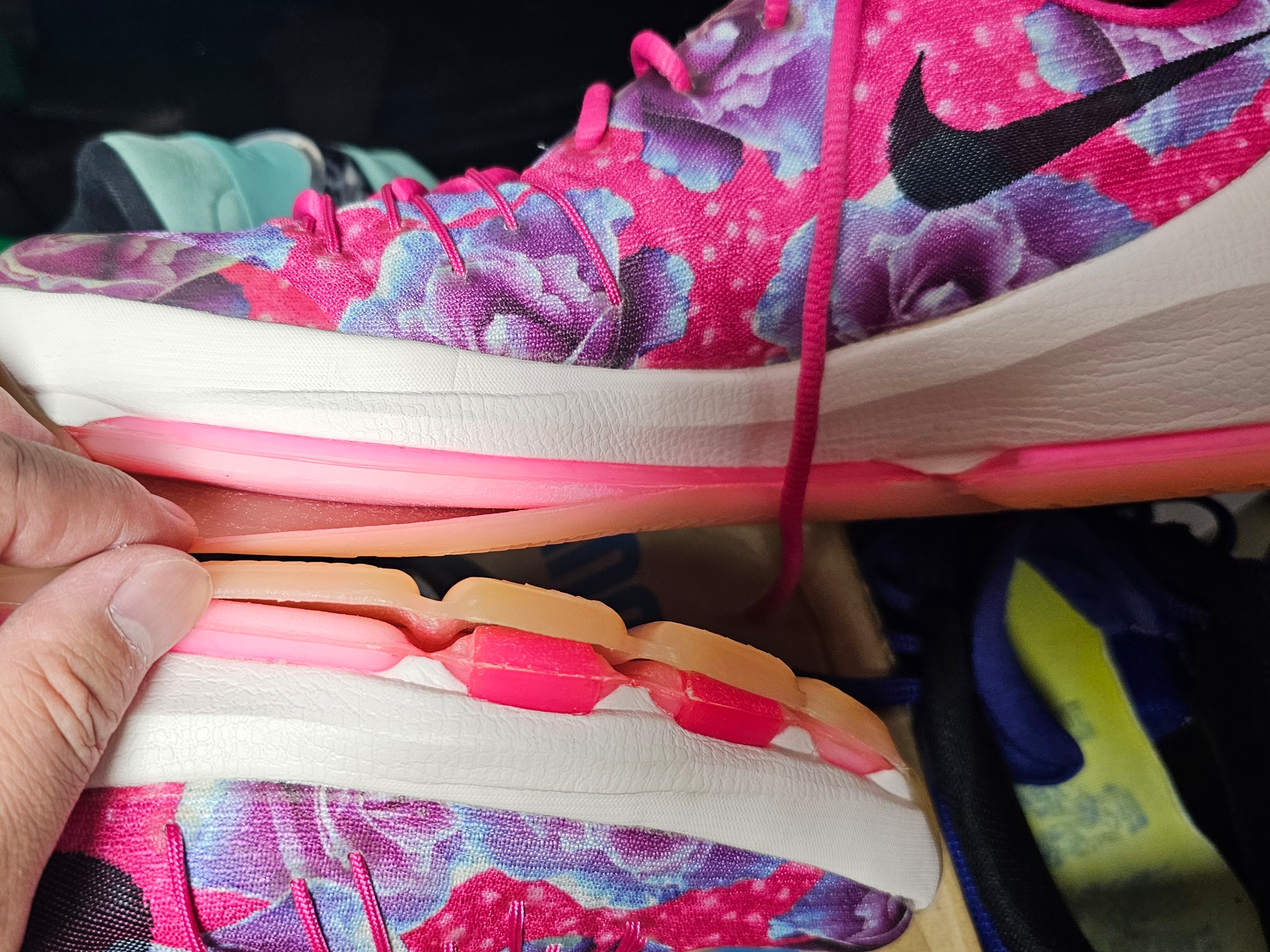 Nike KD 8 Aunt Pearl, Nike Kobe 6 Protro Sail 착용 스타일 - 2