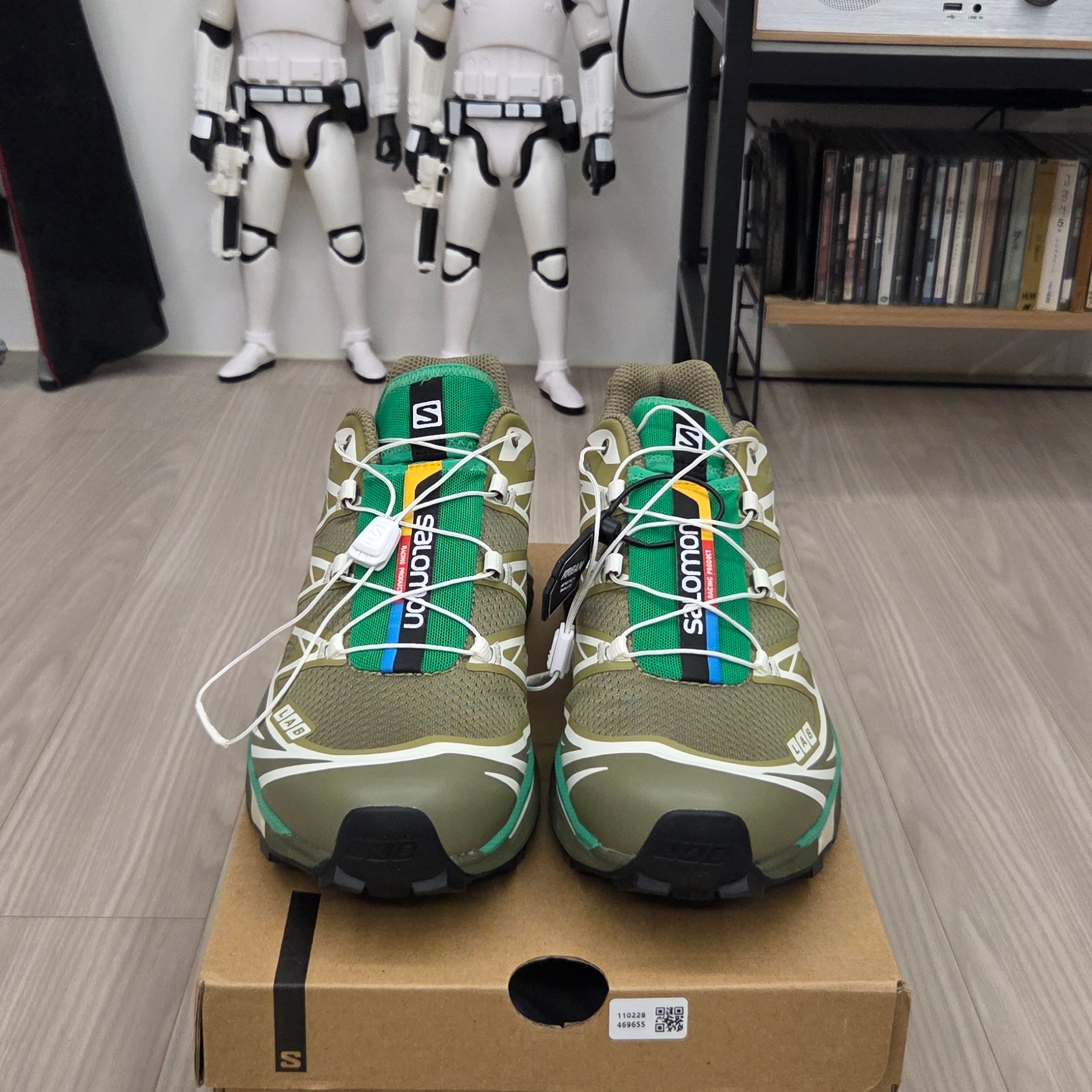 Salomon XT-6 Dried Herb Deep Lichen Green 착용 스타일 - 1