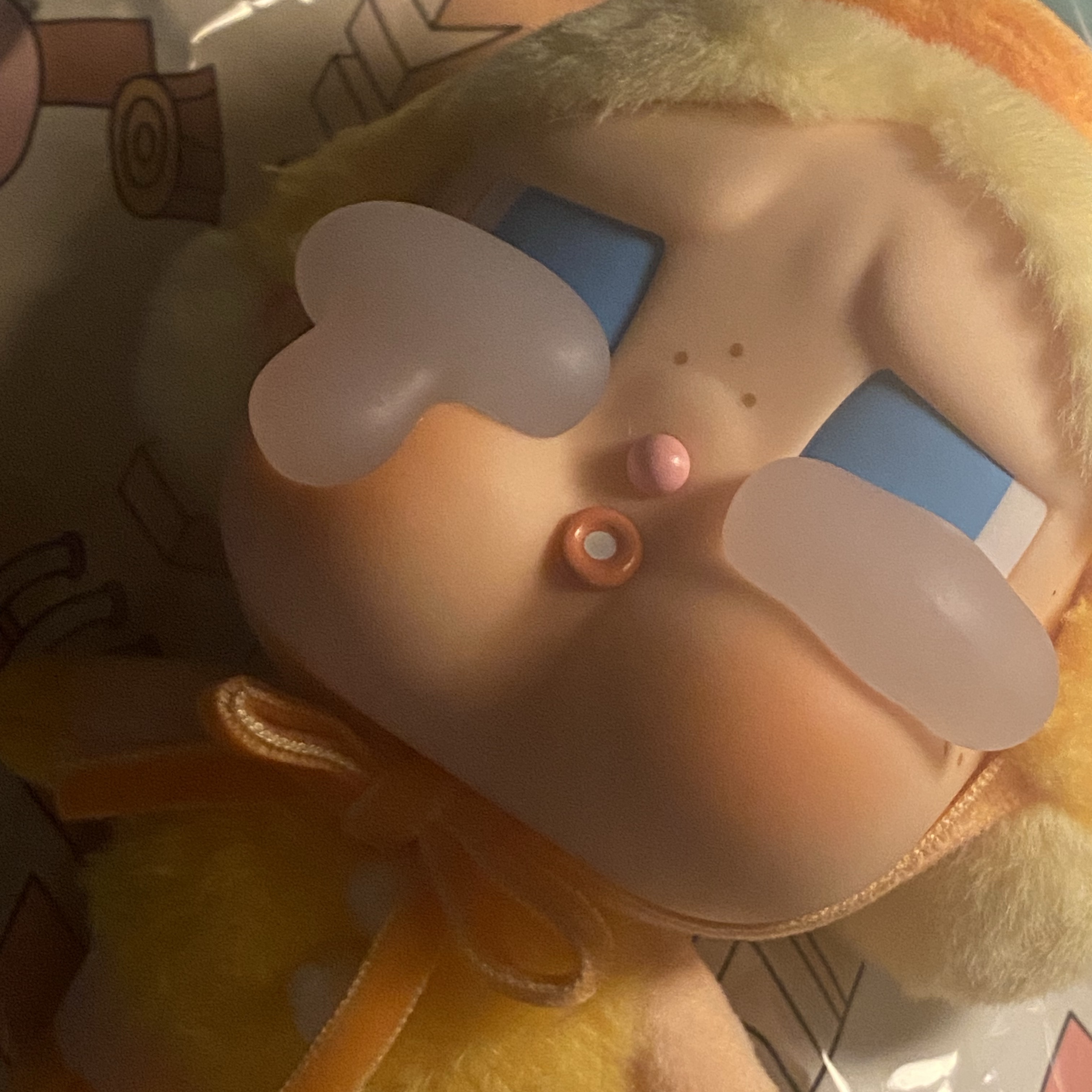 Pop Mart Crybaby Crying Again Series Plush Keyring Sealed Case (6 Blind Boxes) 착용 스타일 - 4