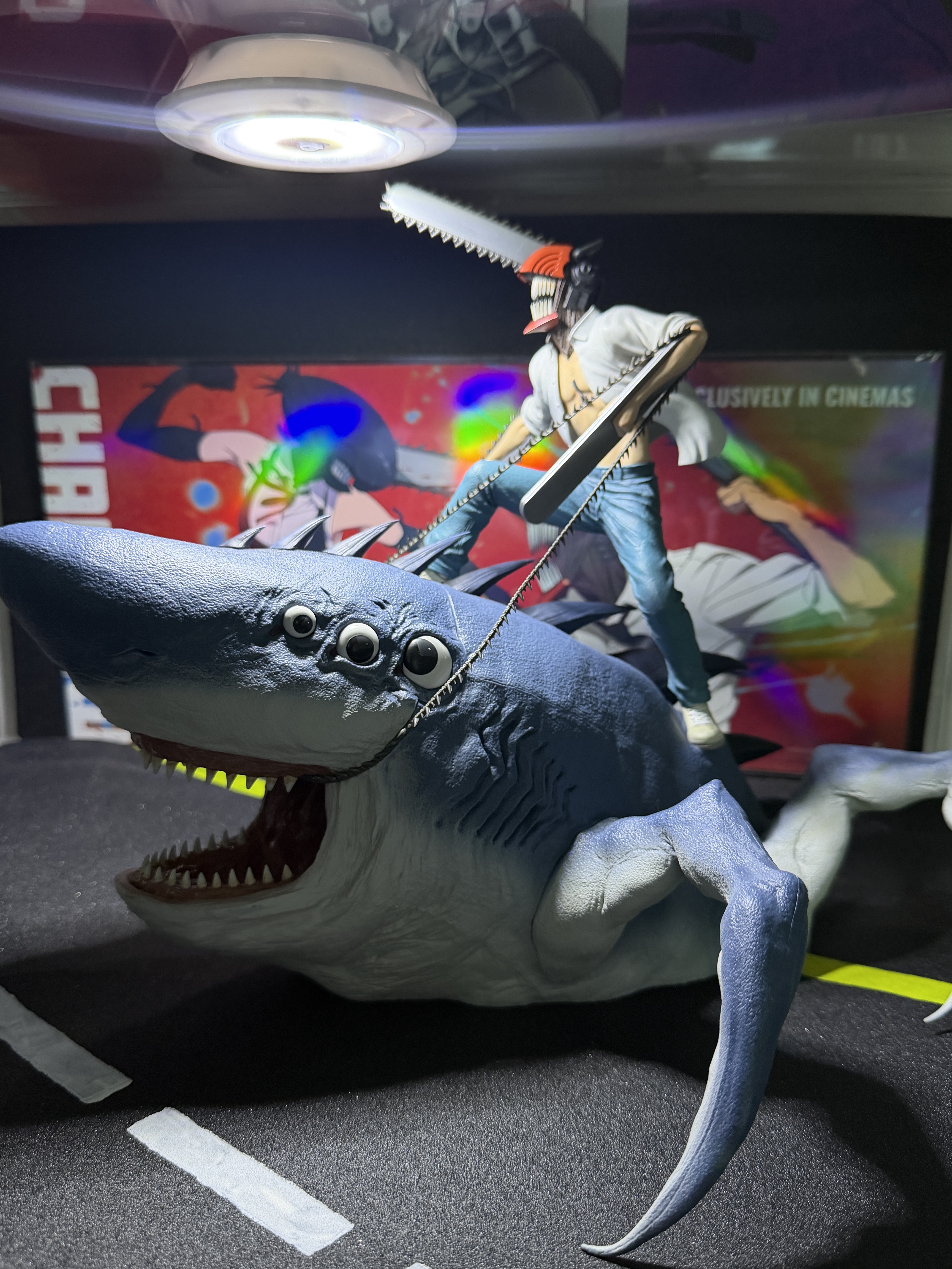 Bandai Ichiban Kuji Movie Chainsaw Man Reze Arc Last One Prize Chainsaw Man & Beam Figure MEGAIMPACT 착용 스타일