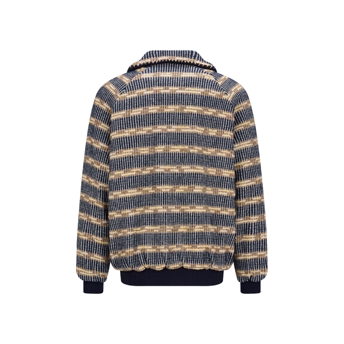 홍우성 퀼티드 노마드 니트 자켓 네이비(Hongwoosung Quilted Nomad Knit Jacket Navy) - 2