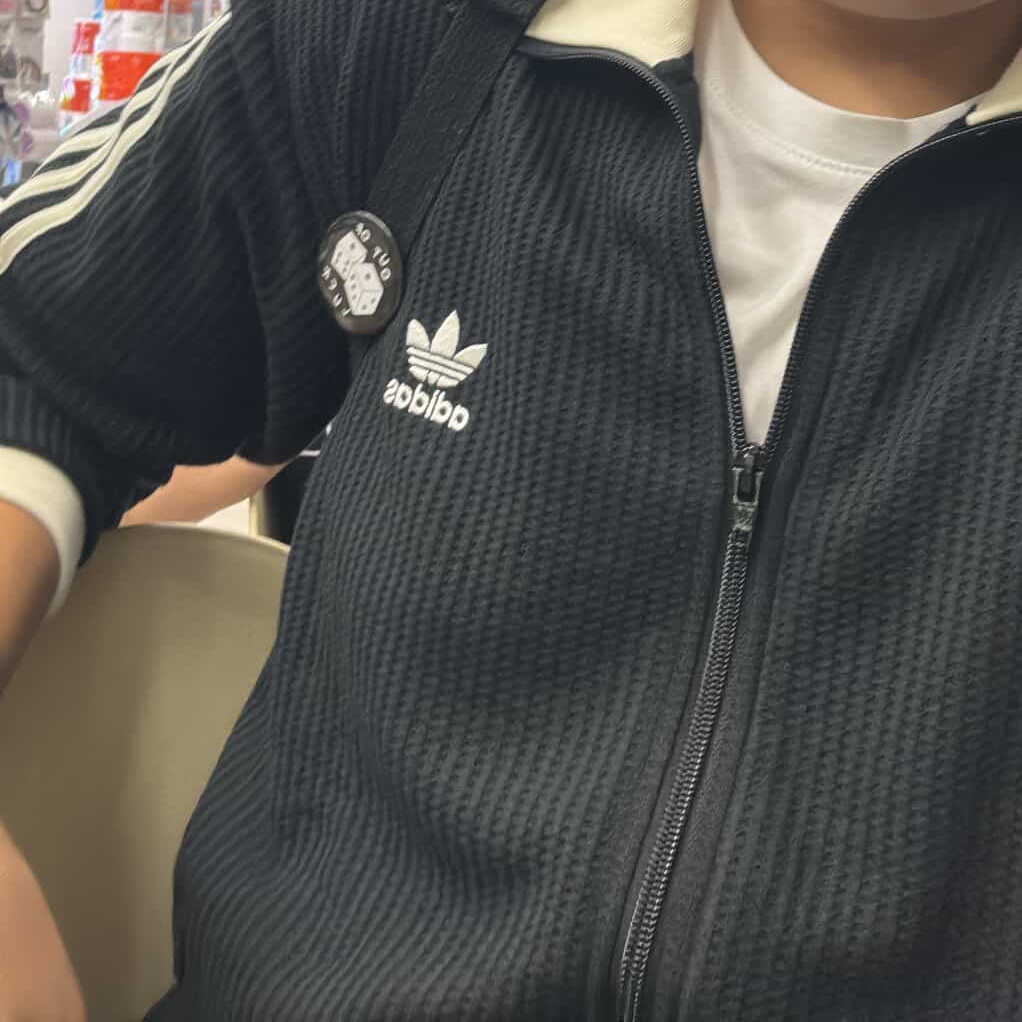 Adidas Waffle Beckenbauer Track Top Black - KR Sizing, Nike P-6000 Metallic Silver 착용 스타일 - 2