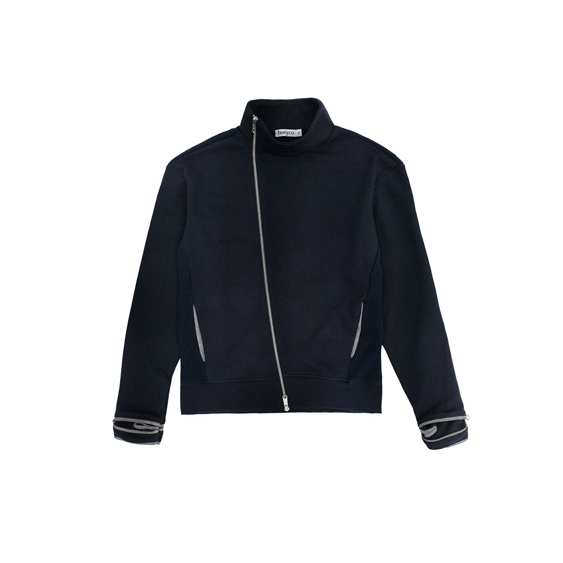 휴이 사이드집 넥 트랙 탑 네이비(Huey Side-Zip Neck Track Top Navy)