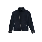Huey Side-Zip Neck Track Top Navy