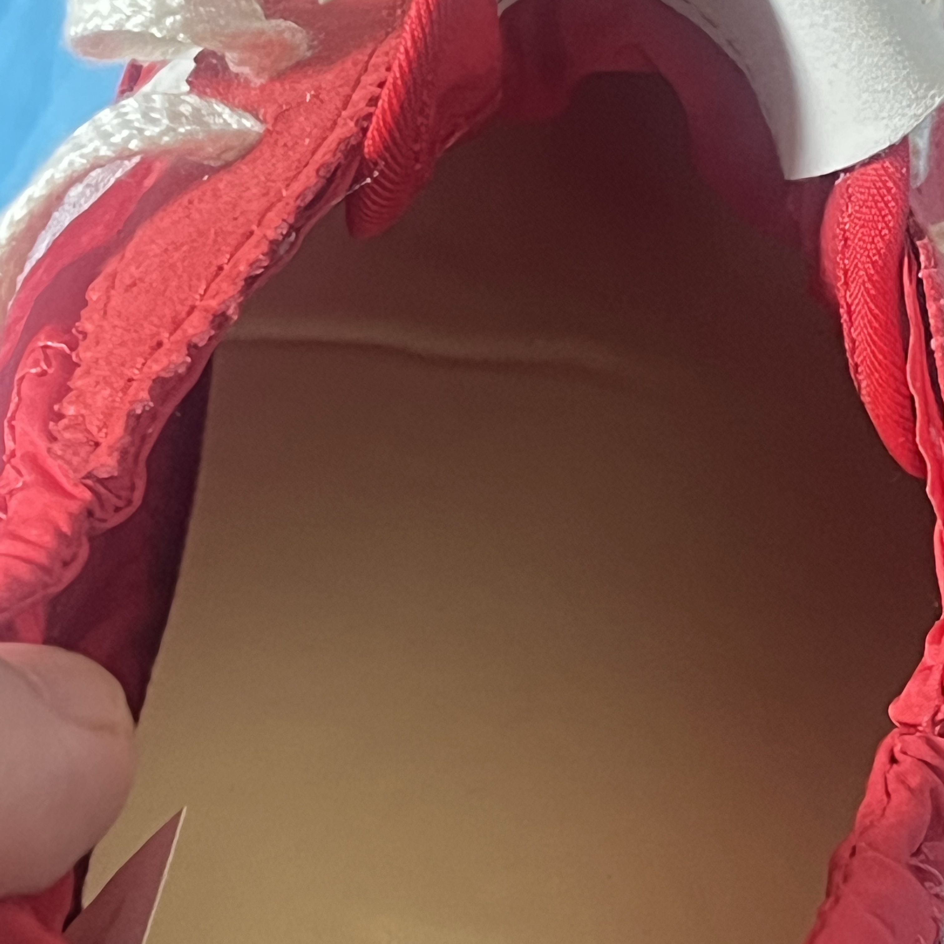 Nike x Jacquemus Moon Shoe SP University Red and Bicycle Yellow 착용 스타일 - 1