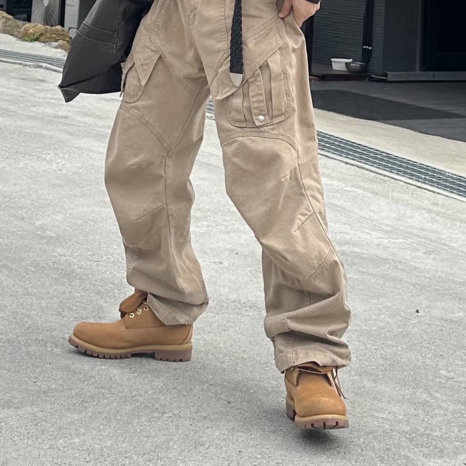 Timberland Premium 6 inch Waterproof Boot Wheat Nubuck - Wide 착용 스타일 - 2