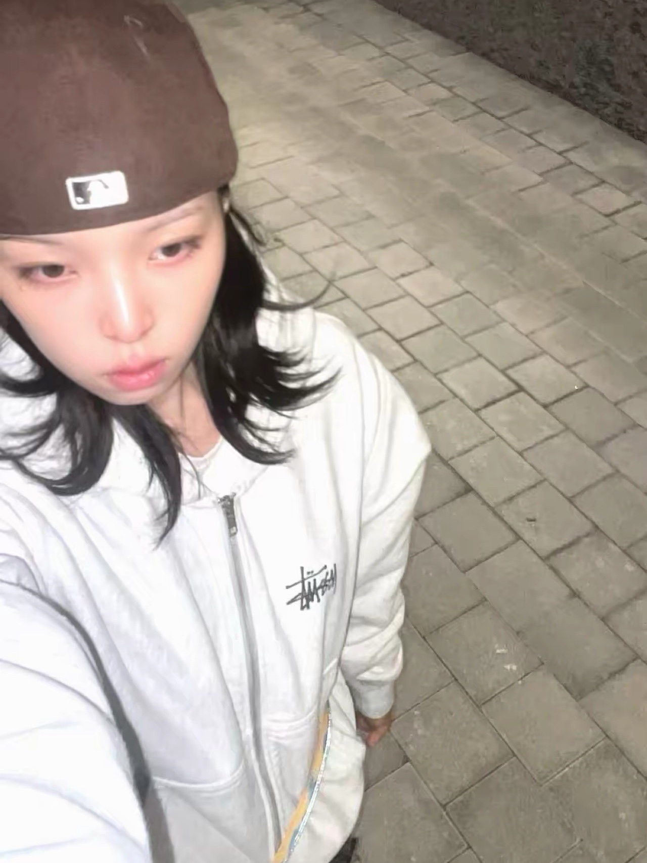 Stussy Basic Stussy Zip Hoodie Ash Heather, New Era MLB Authentic San Diego Padres Game Brown 착용 스타일