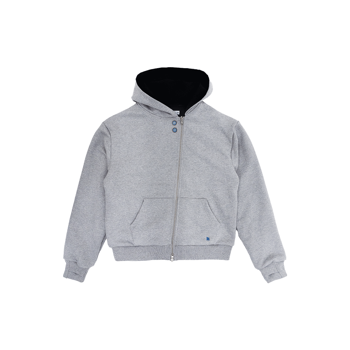 휴이 언발란스드 리버시블 후드집업 그레이/네이비(Huey Unbalanced Reversible Hoodie Zip-Up Grey/Navy)