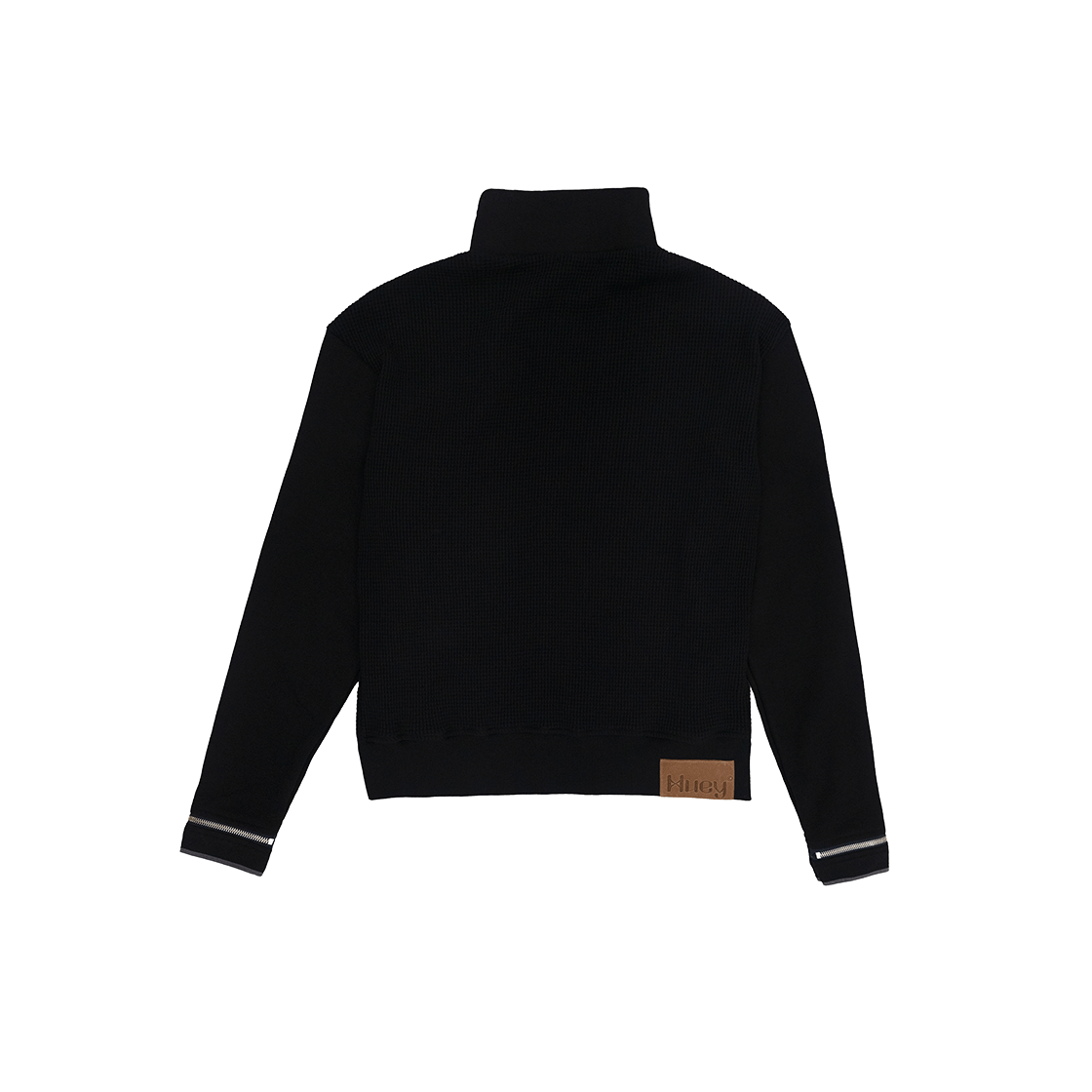 휴이 사이드집 넥 트랙 탑 블랙(Huey Side-Zip Neck Track Top Black) - 2