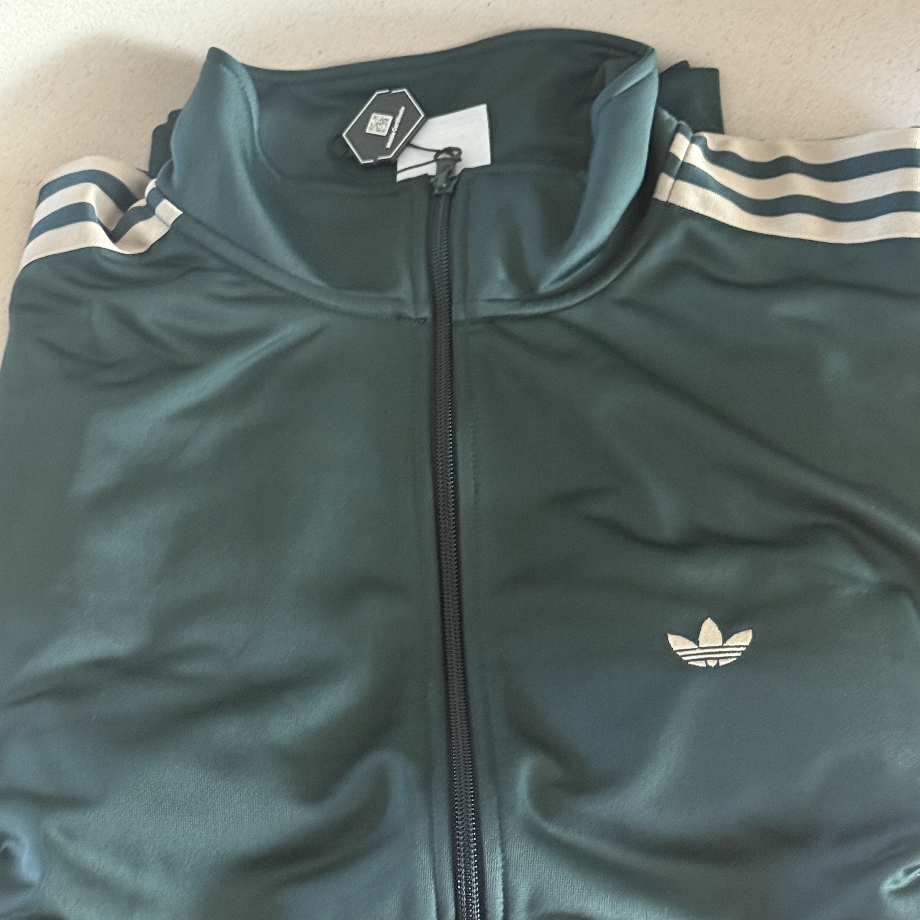 Adidas Originals Beckenbauer Track Jacket Shadow Green - KR Sizing 착용 스타일 - 3