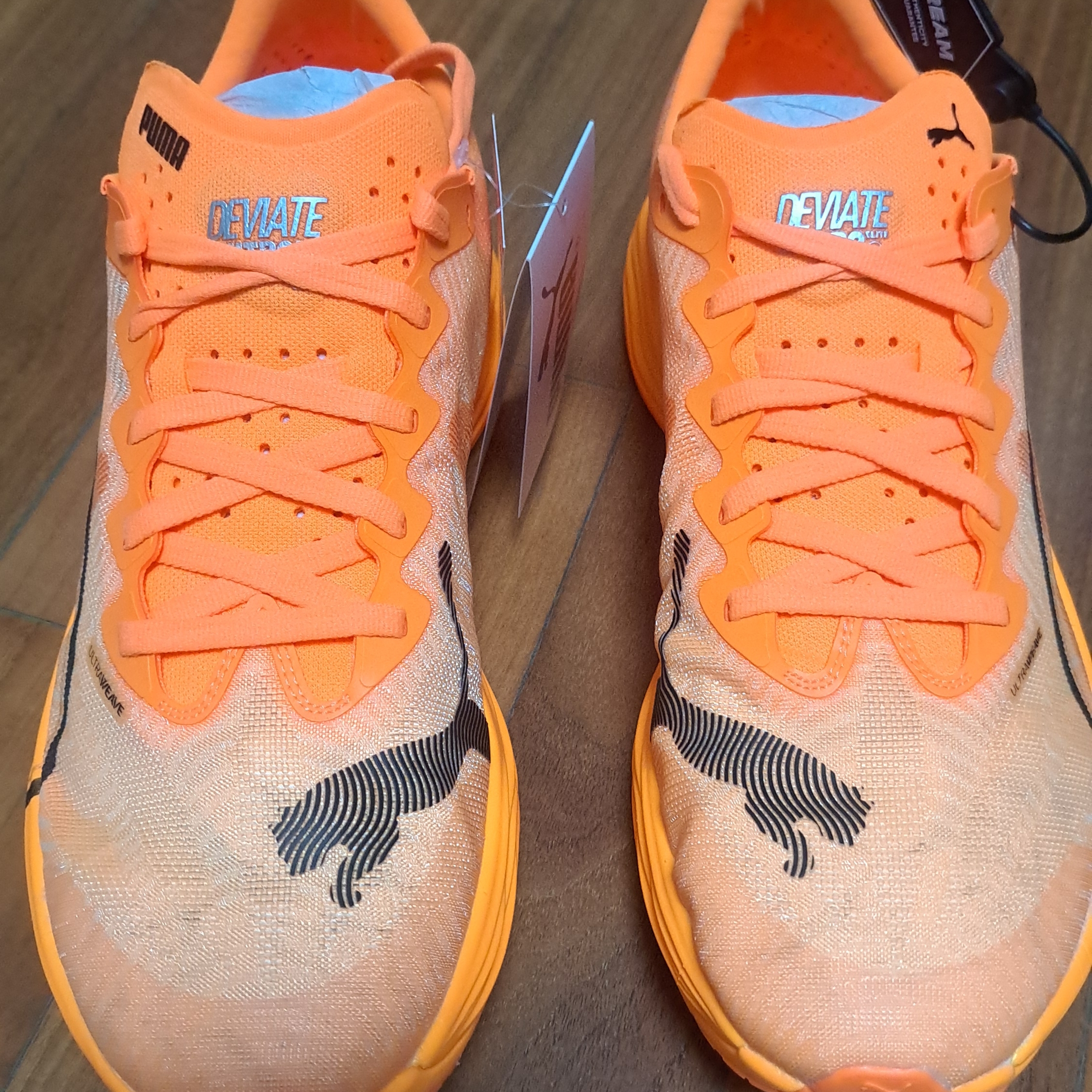 Puma Deviate Nitro Elite 3 Heat Fire Black 착용 스타일 - 2