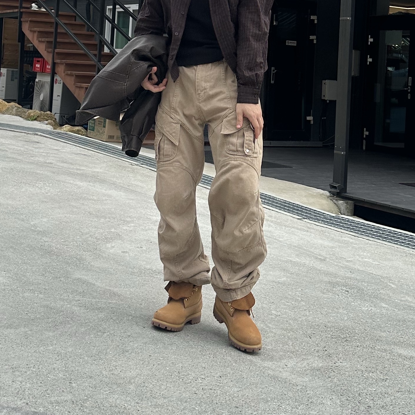 Timberland Premium 6 inch Waterproof Boot Wheat Nubuck - Wide 착용 스타일 - 1