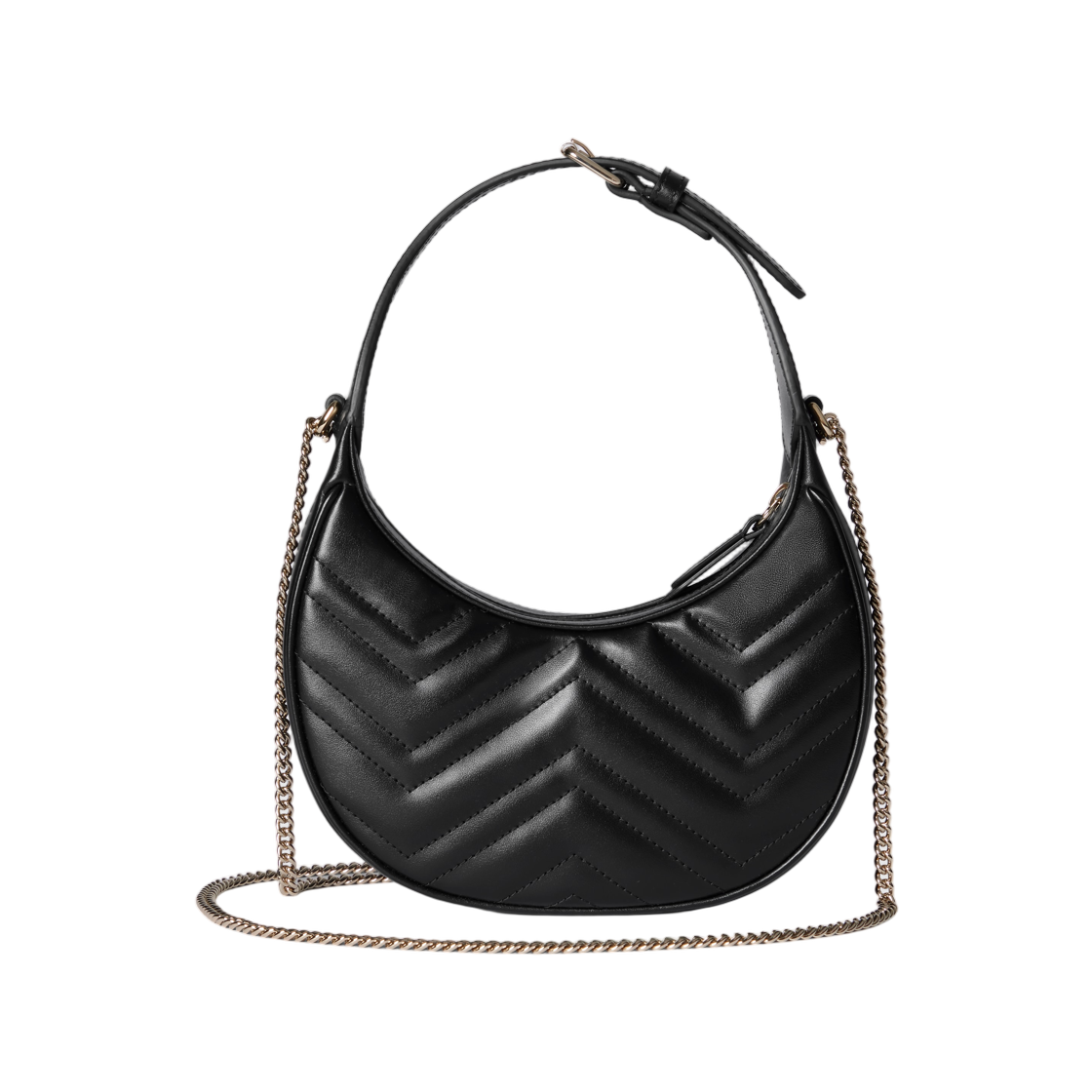 구찌 GG 마몽 스몰 숄더백 블랙(Gucci GG Marmont Small Shoulder Bag Black) - 3