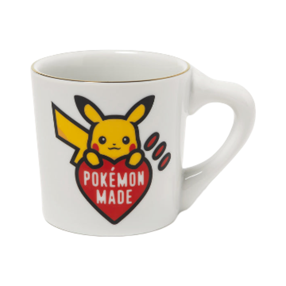 휴먼 메이드 x 포켓몬 메이드 커피 머그 화이트(Human Made x Pokemon Made Coffee Mug White)