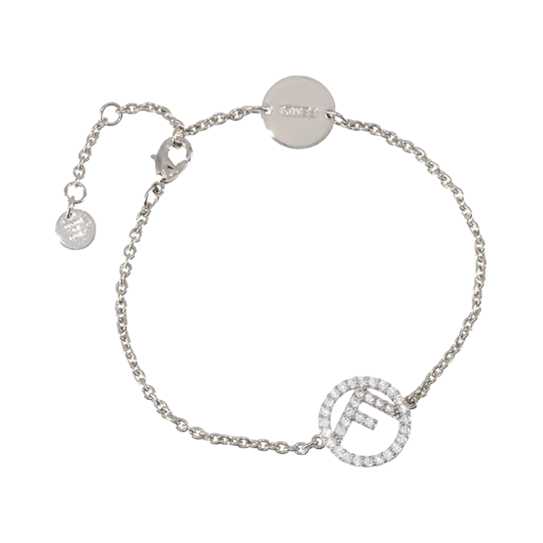 8AK7126DMF0GGH (W) Fendi F is Fendi Bracelet Silver