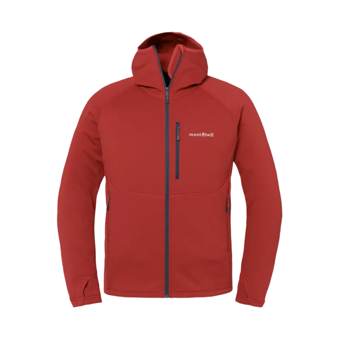 1106733 Montbell Trail Action Hooded Jacket Red