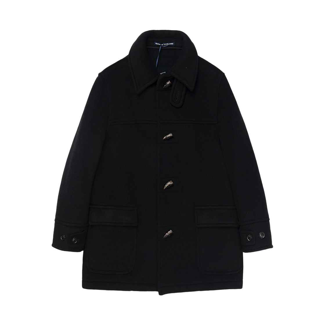 런던 트레디션 맨즈 카 코트 블랙 BW A41(London Tradition Mens Car Coat Black BW A41)