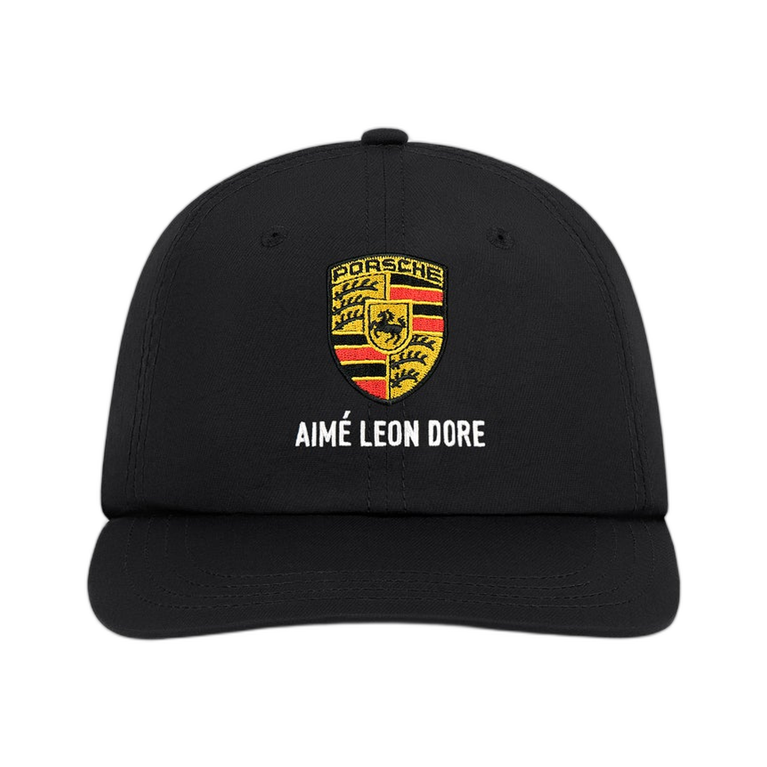 에메 레온 도르 x 포르쉐 나일론 로고 햇 제트 블랙(Aime Leon Dore x Porsche Nylon Logo Hat Jet Black)
