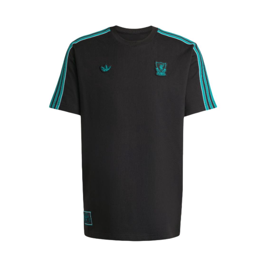 아디다스 리버풀 FC 테라스 아이콘 티셔츠 블랙 - KR 사이즈 (논 마킹 버전)(Adidas Liverpool FC Terrace Icons T-Shirt Black - KR Sizing (Non Marking Ver.)) - 1