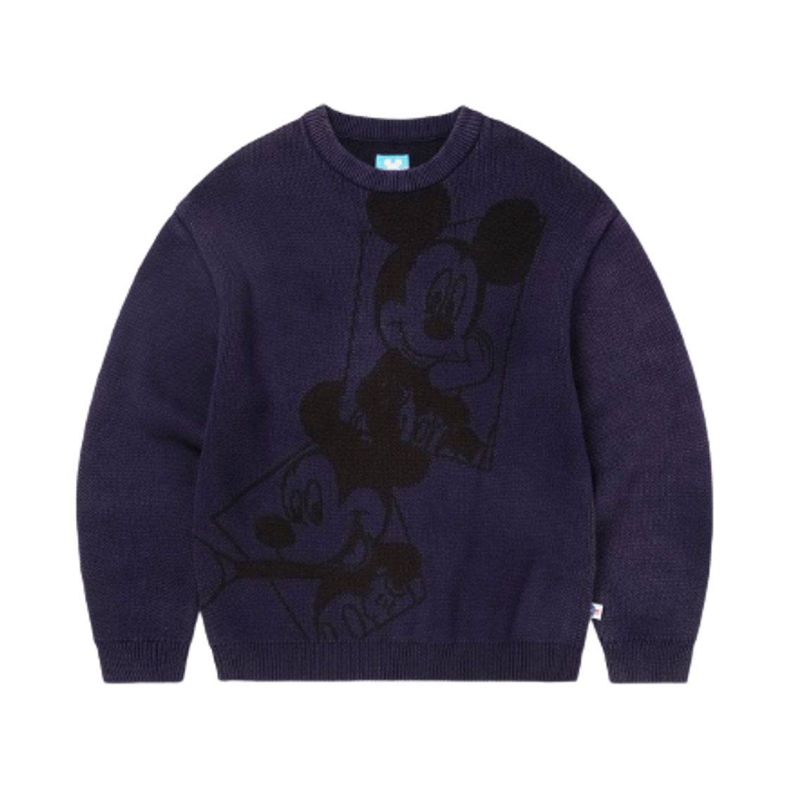 디스이즈네버댓 x 디즈니 미키 프레임 니트 네이비(Thisisneverthat x Disney Mickey Frame Knit Navy) - 1