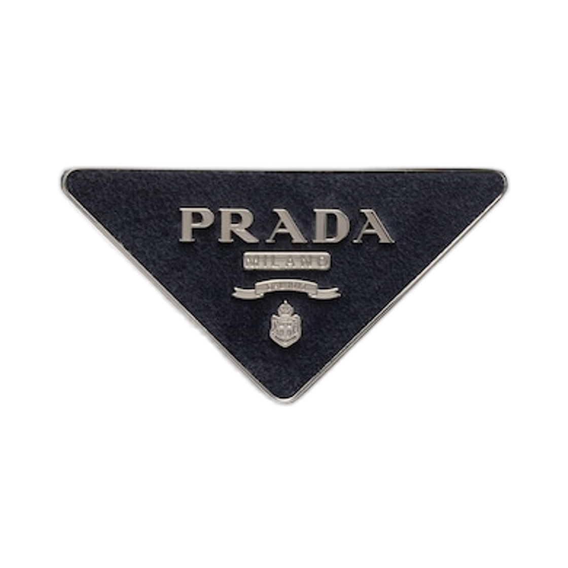 2CF023-054-F0008 Prada Buckle For Suede Belt Strap Navy