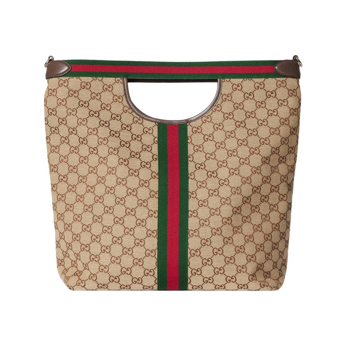구찌 질리오 라지 토트백 베이지 브라운(Gucci Giglio Large Tote Bag Beige Brown) - 2