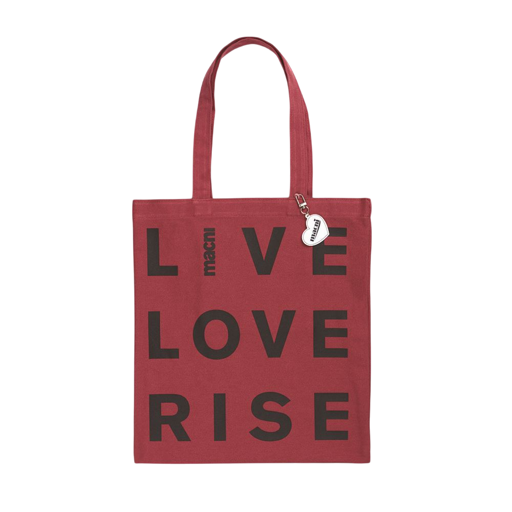 C255UBEB01PK0FR MACNI Llr Slogan Eco Bag Pink